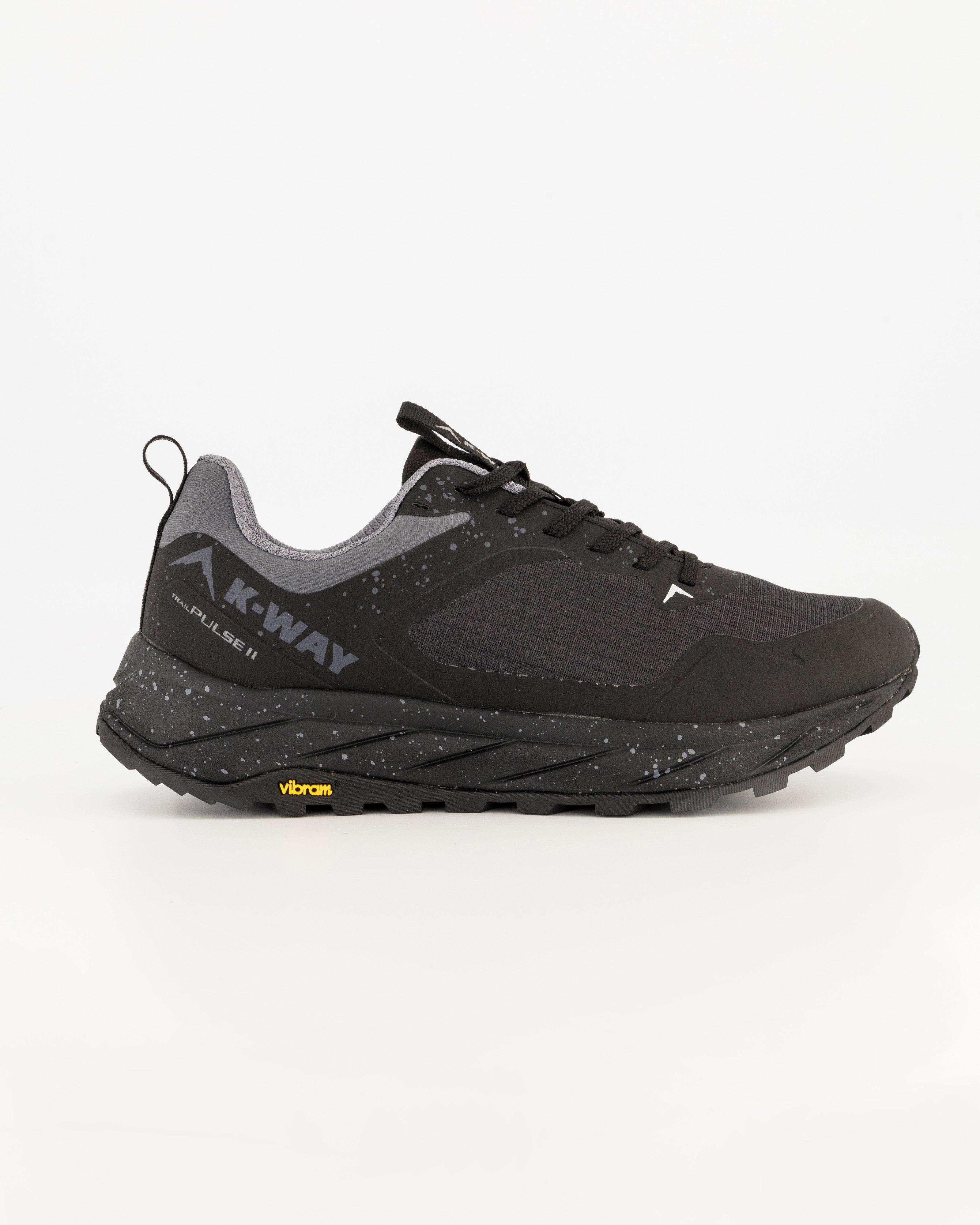 K-Way Men's Trail Pulse 2 Trail Running Shoes -  Black