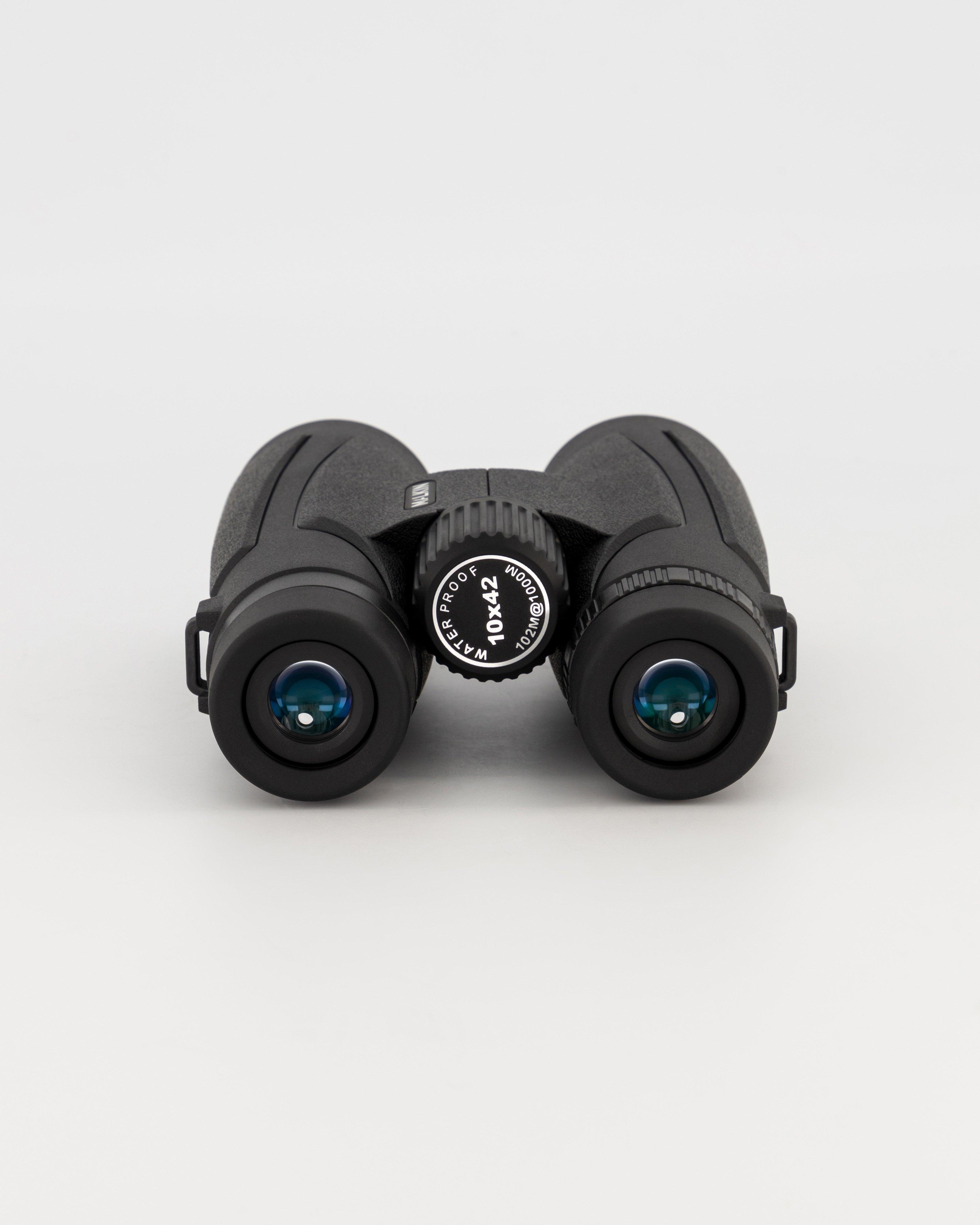 Malkin 10x42 Eagle Waterproof Binoculars -  Black