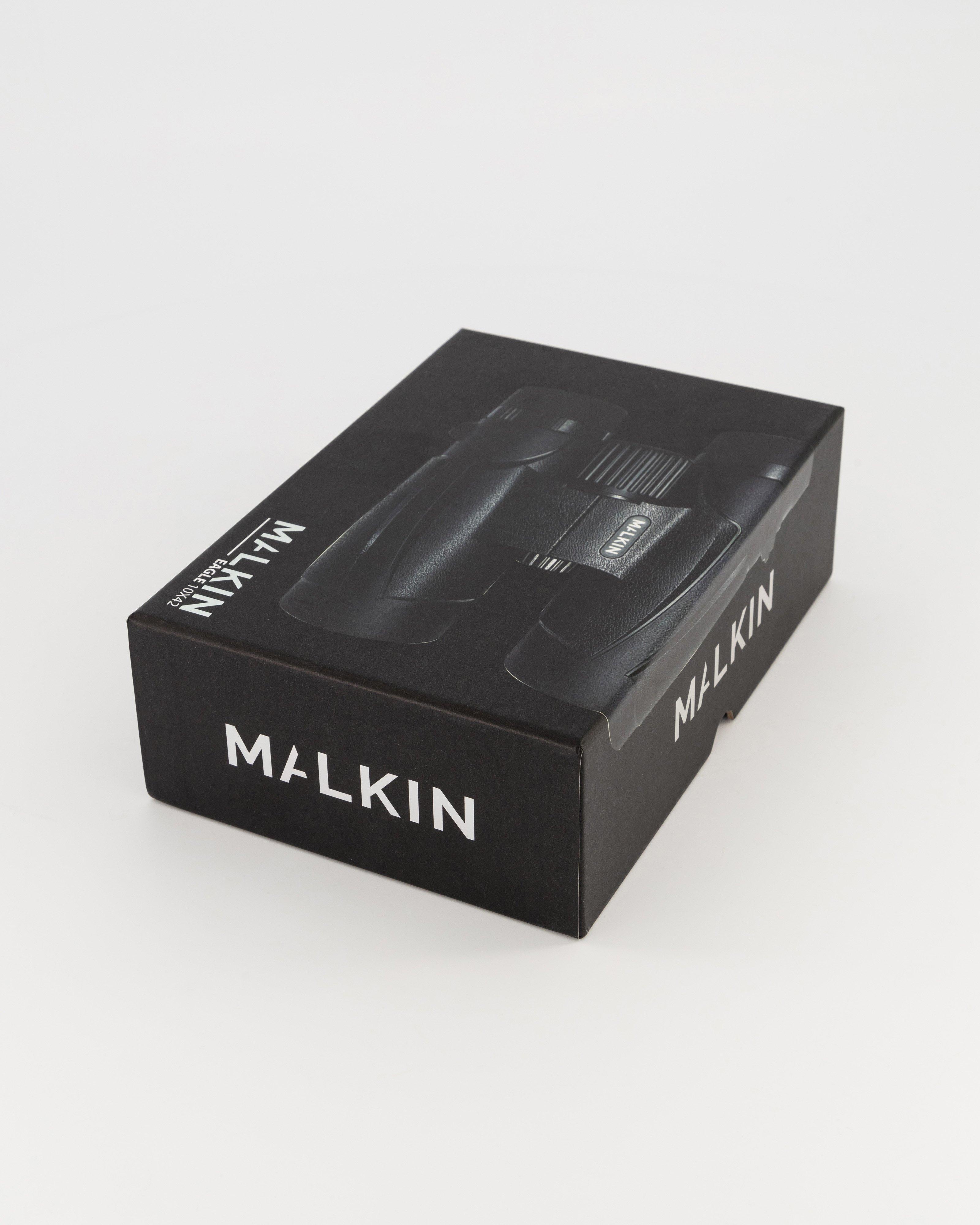 Malkin 10x42 Eagle Waterproof Binoculars -  Black