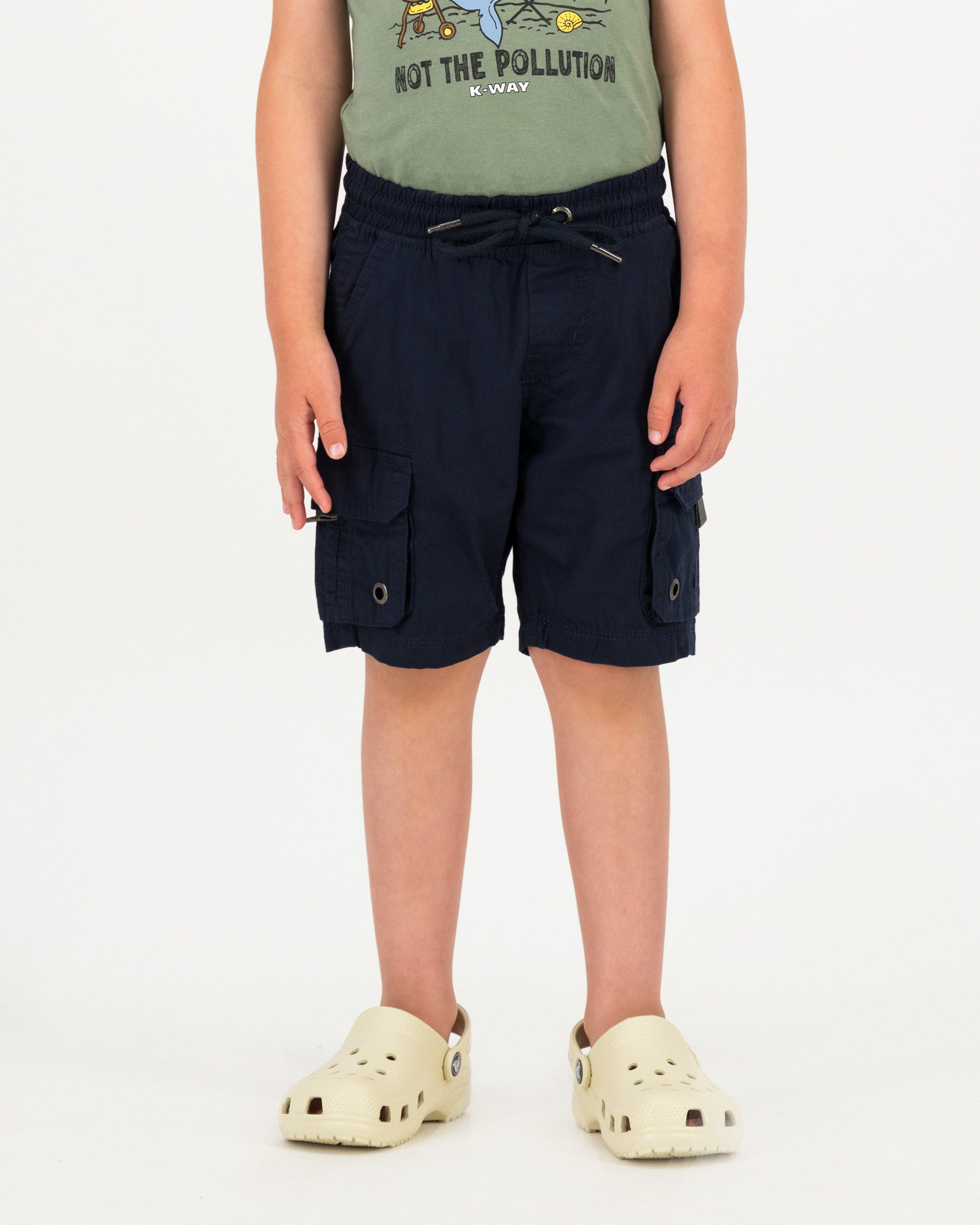 K-Way Kids Cargo Shorts -  Navy