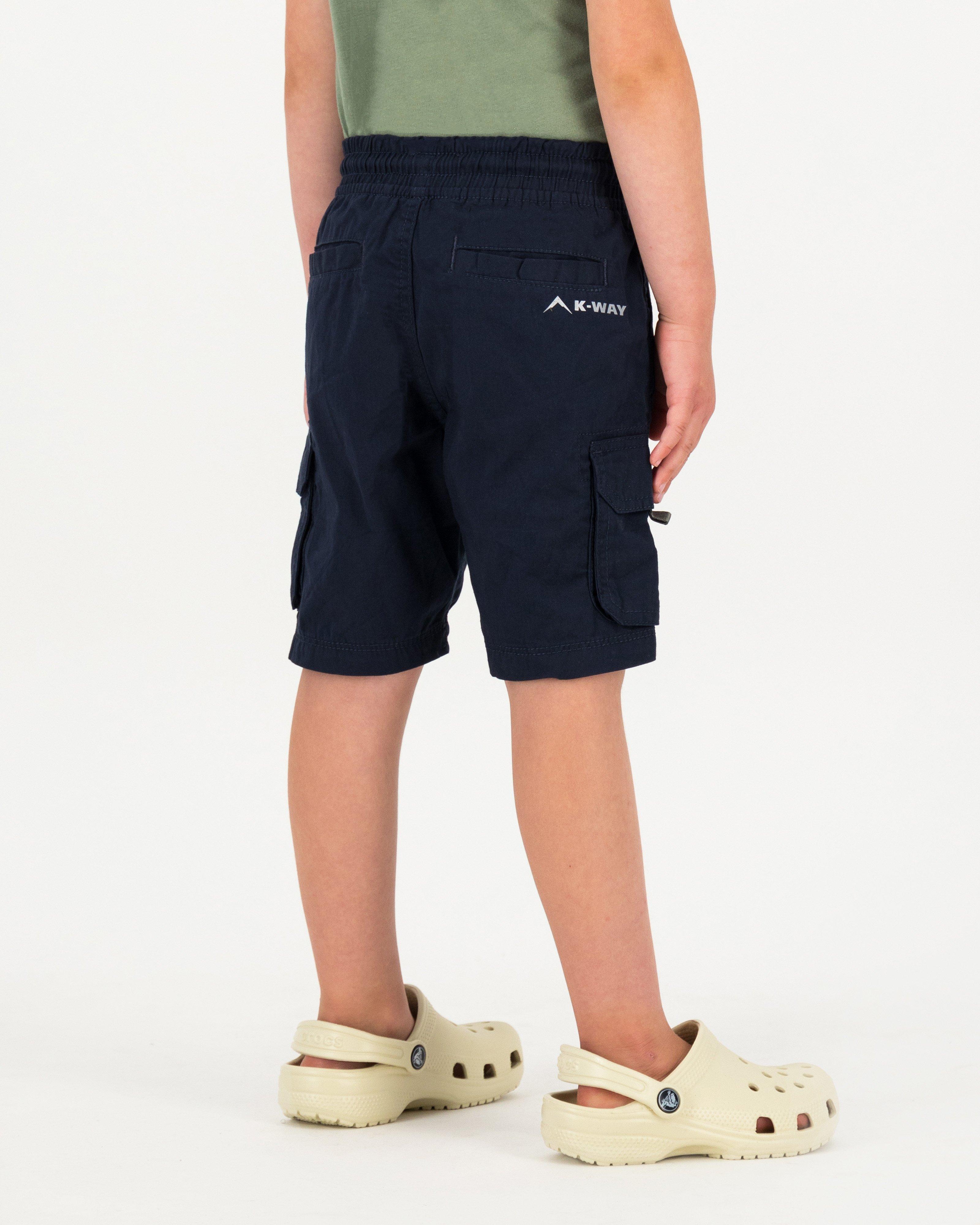 K-Way Kids Cargo Shorts -  Navy