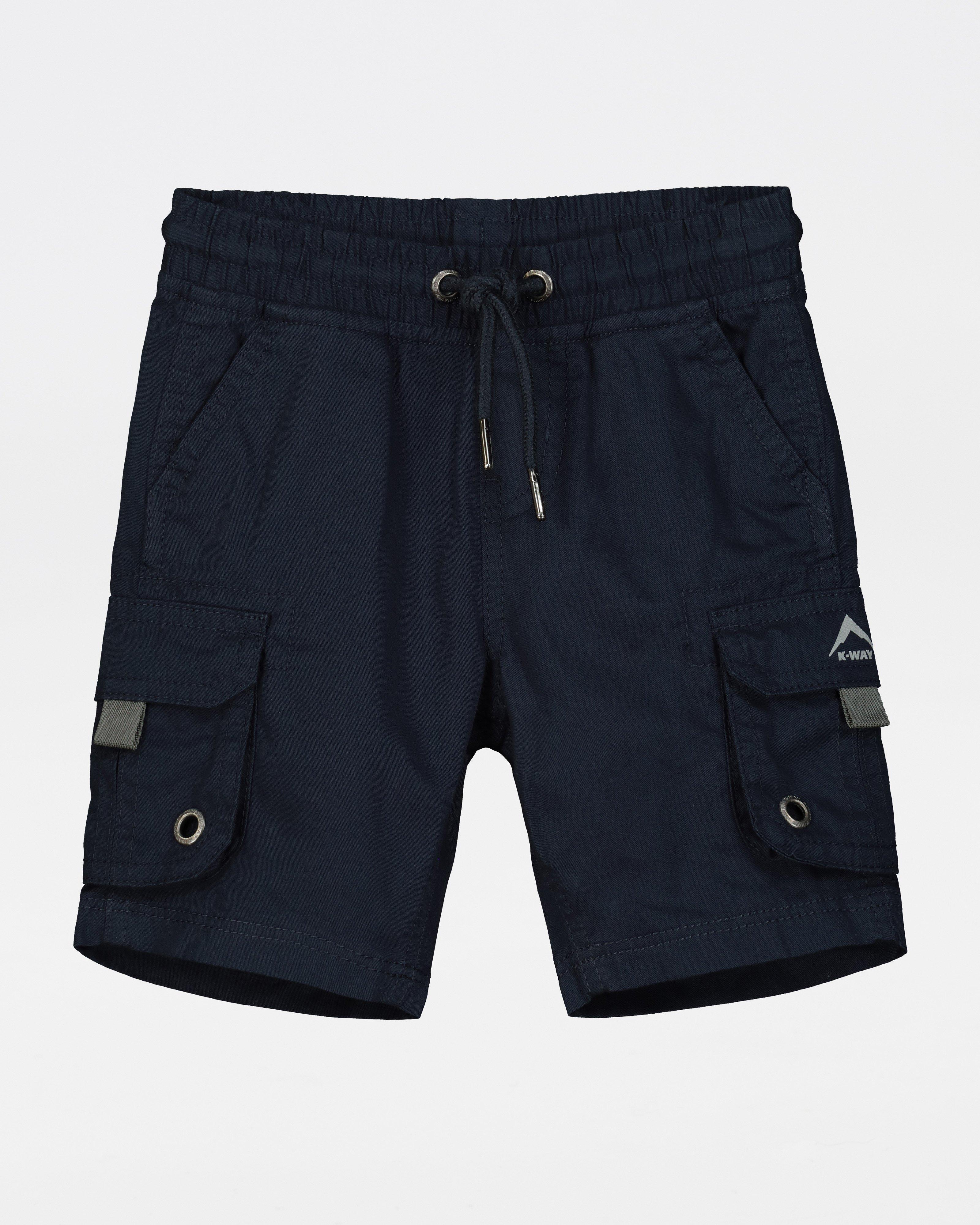 K-Way Kids Cargo Shorts -  Navy