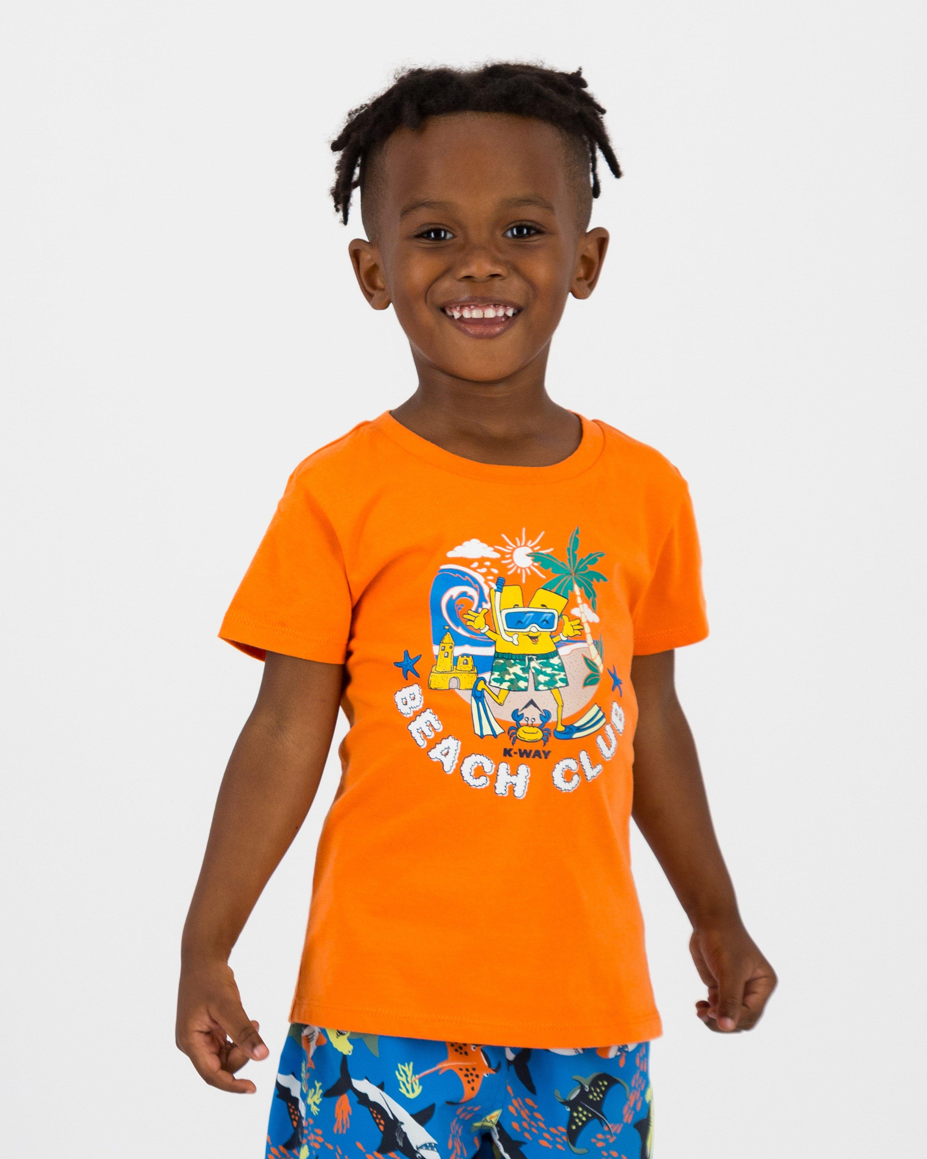 K-Way Kids Graphic T-shirt -  Orange
