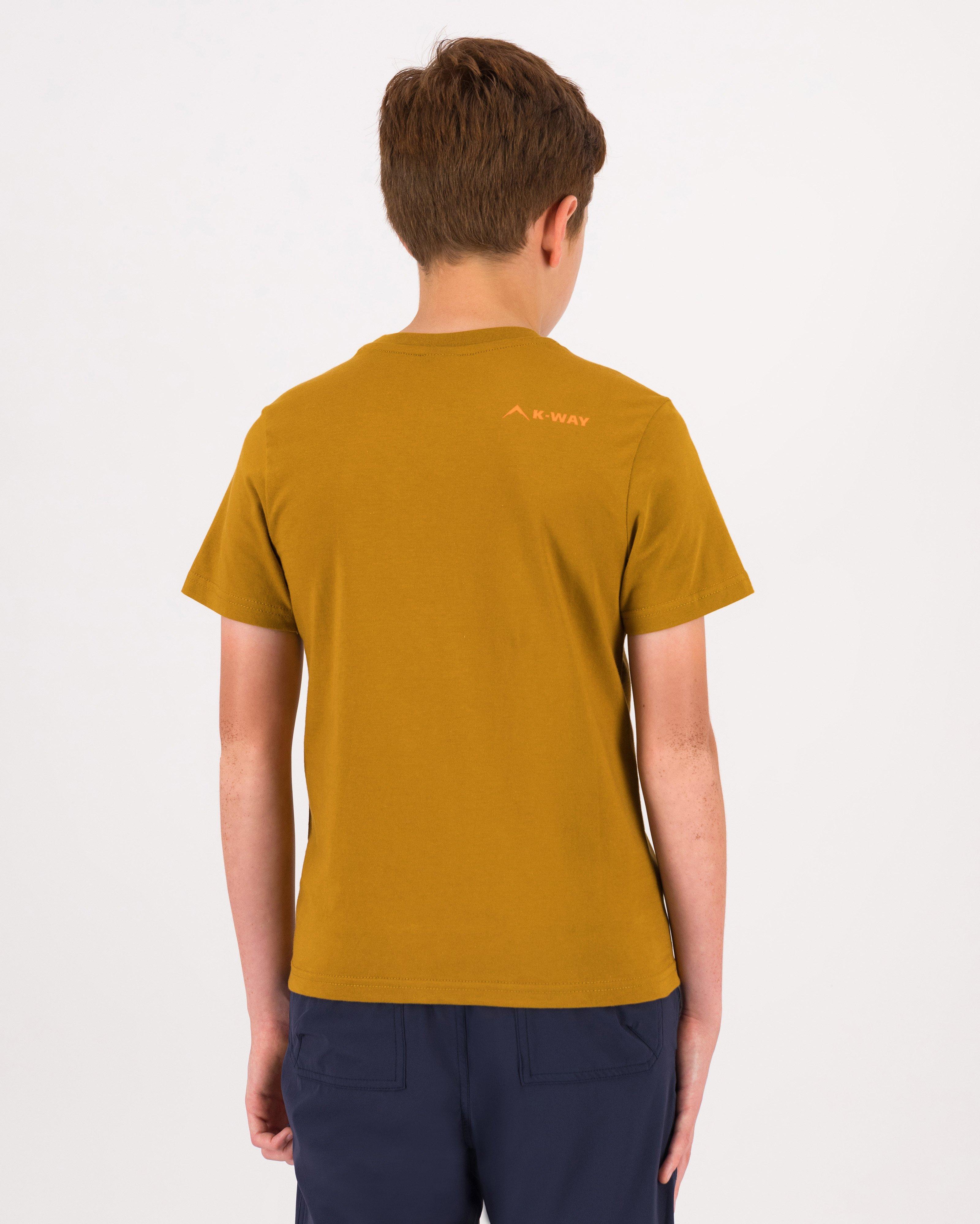 K-Way Youth S-S Graphic Tee Boys -  Camel