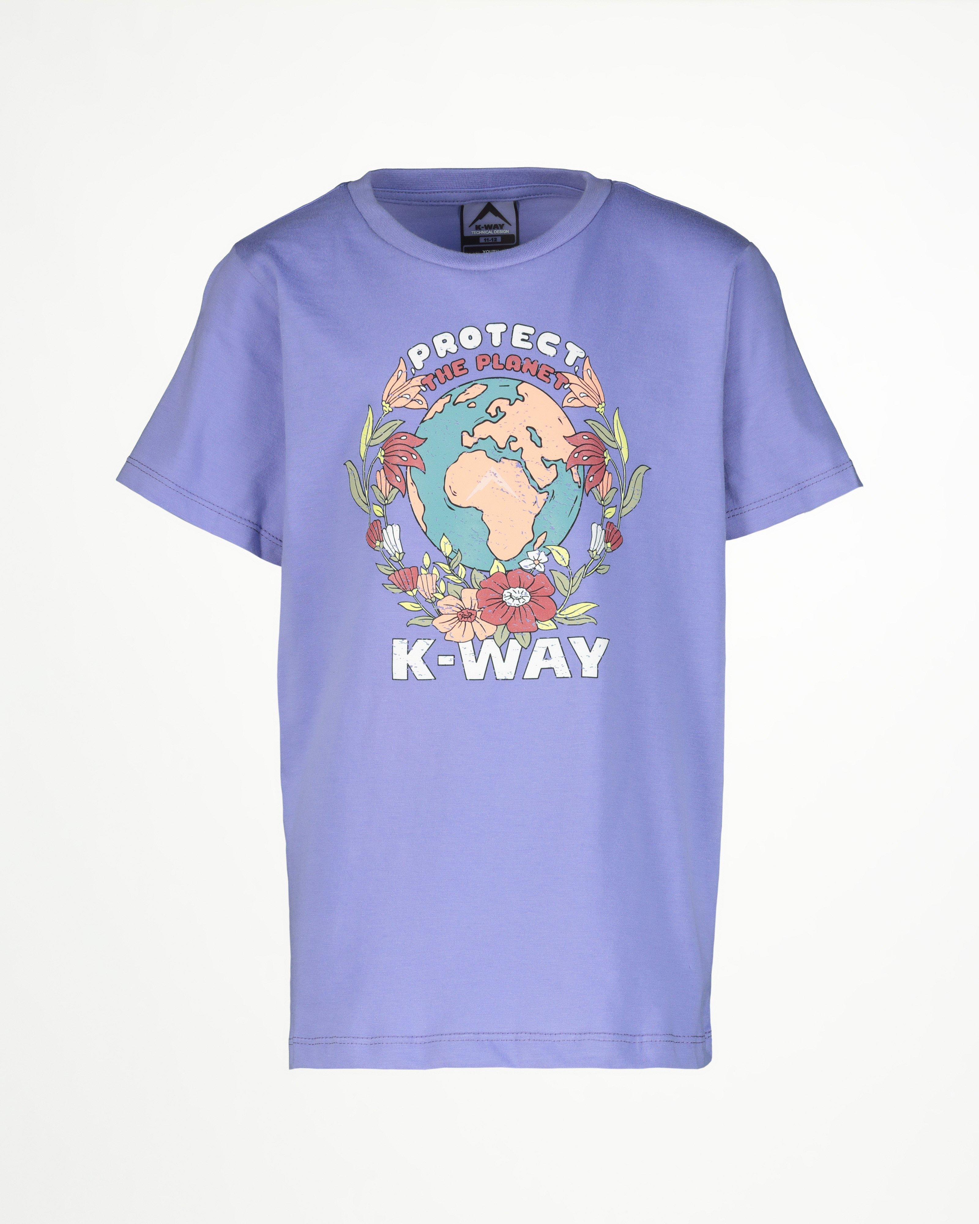 K-Way Youth Girls' Aspire Graphic T-Shirt -  Lavender