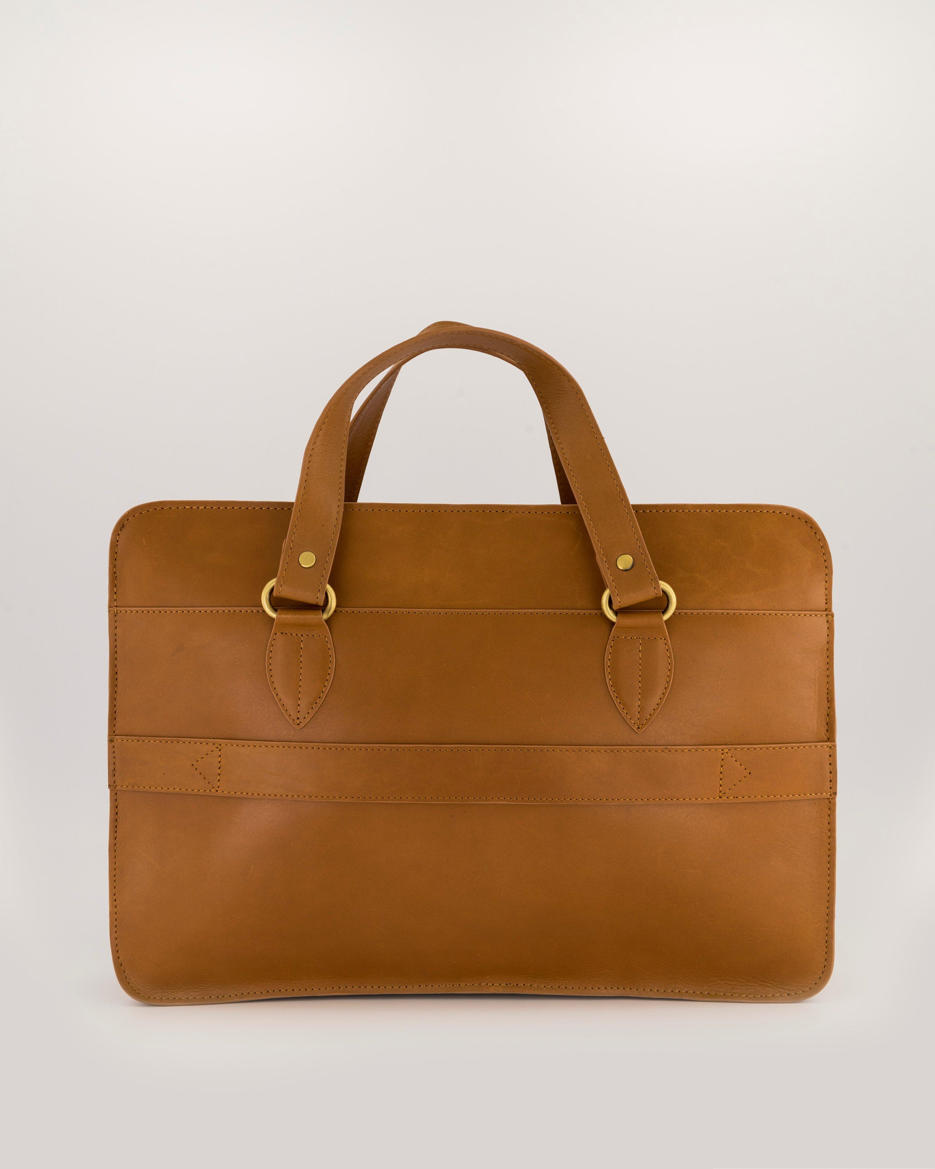 Kayla Laptop Bag -  Tan