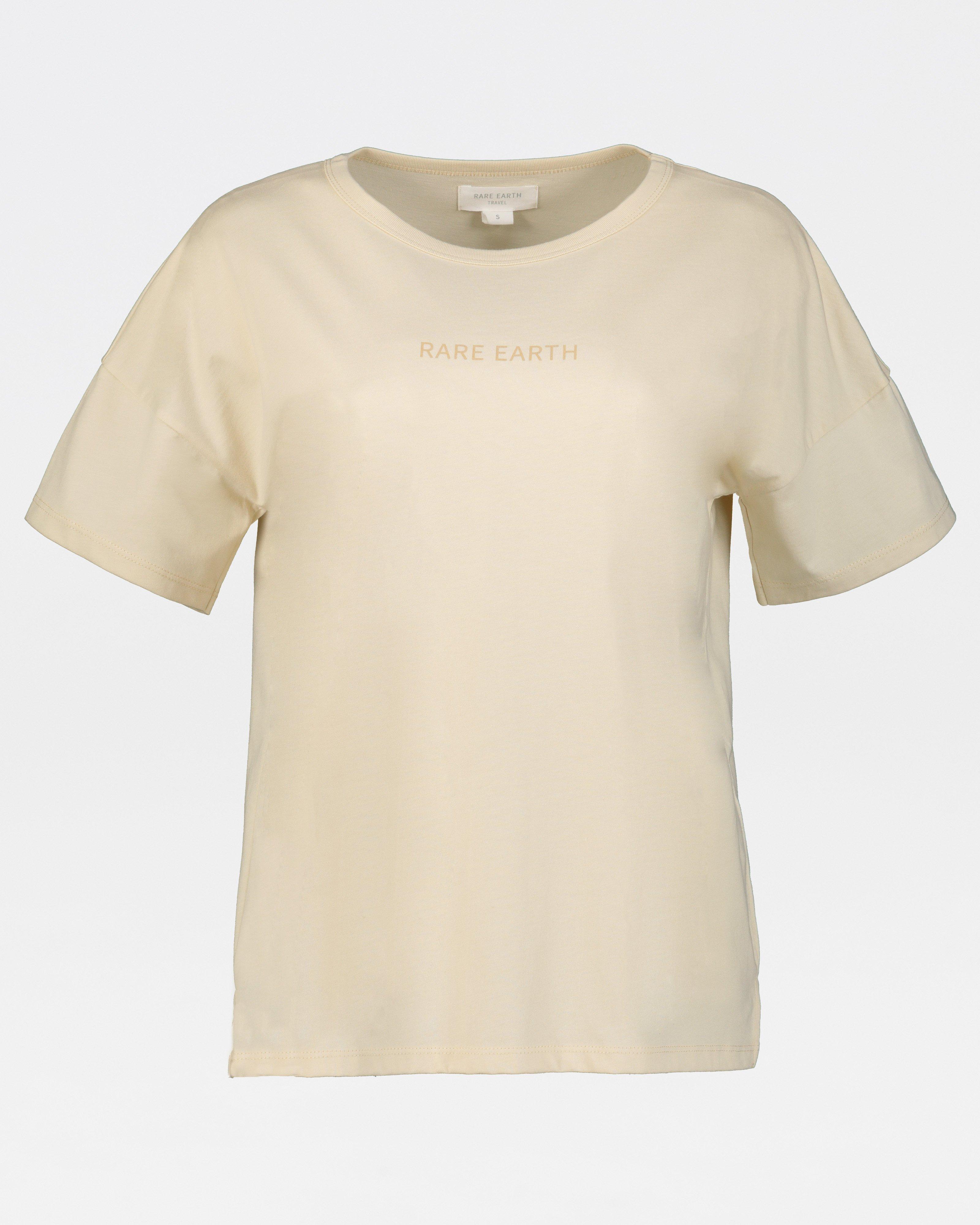 Rare Earth Women's Aura Basic T-shirt -  Stone