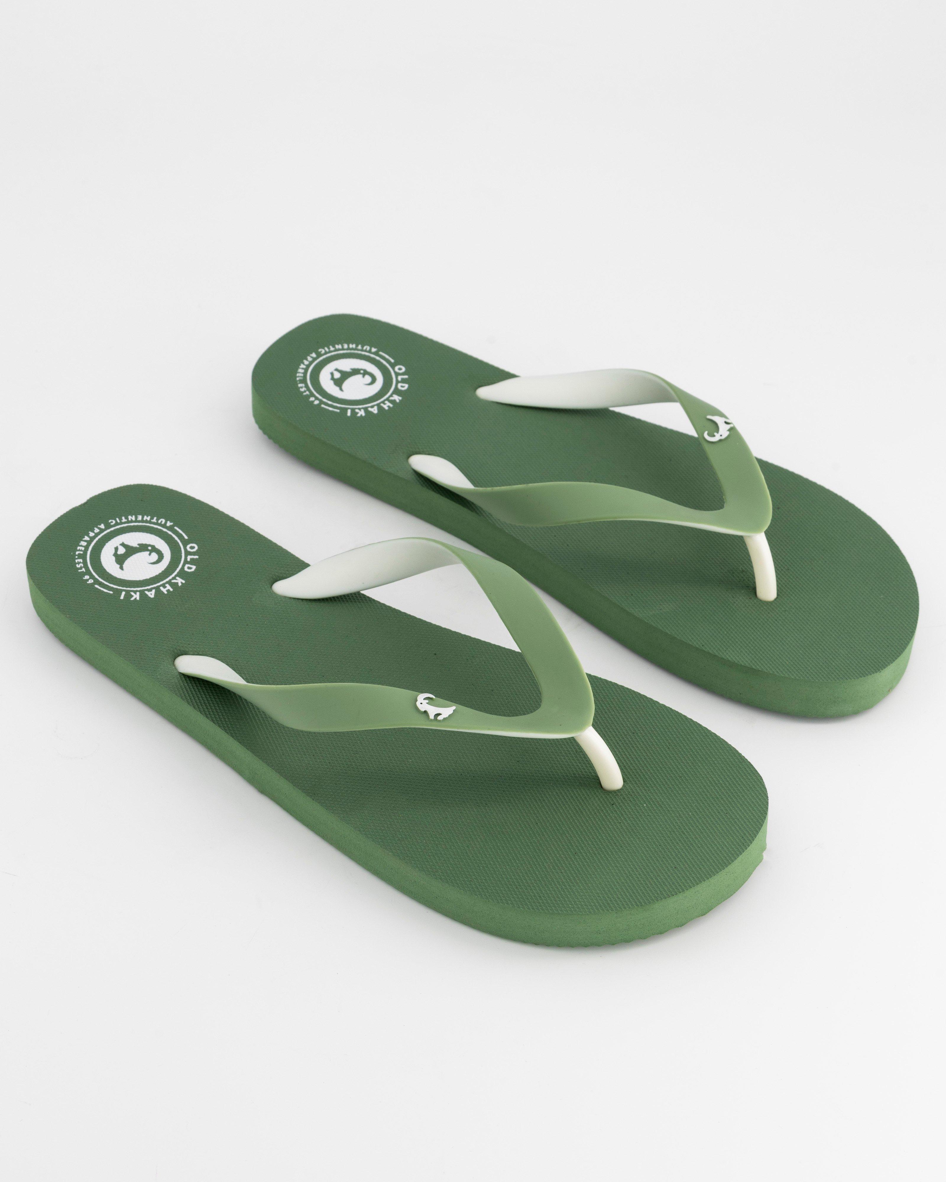 Old khaki outlet ladies flip flops