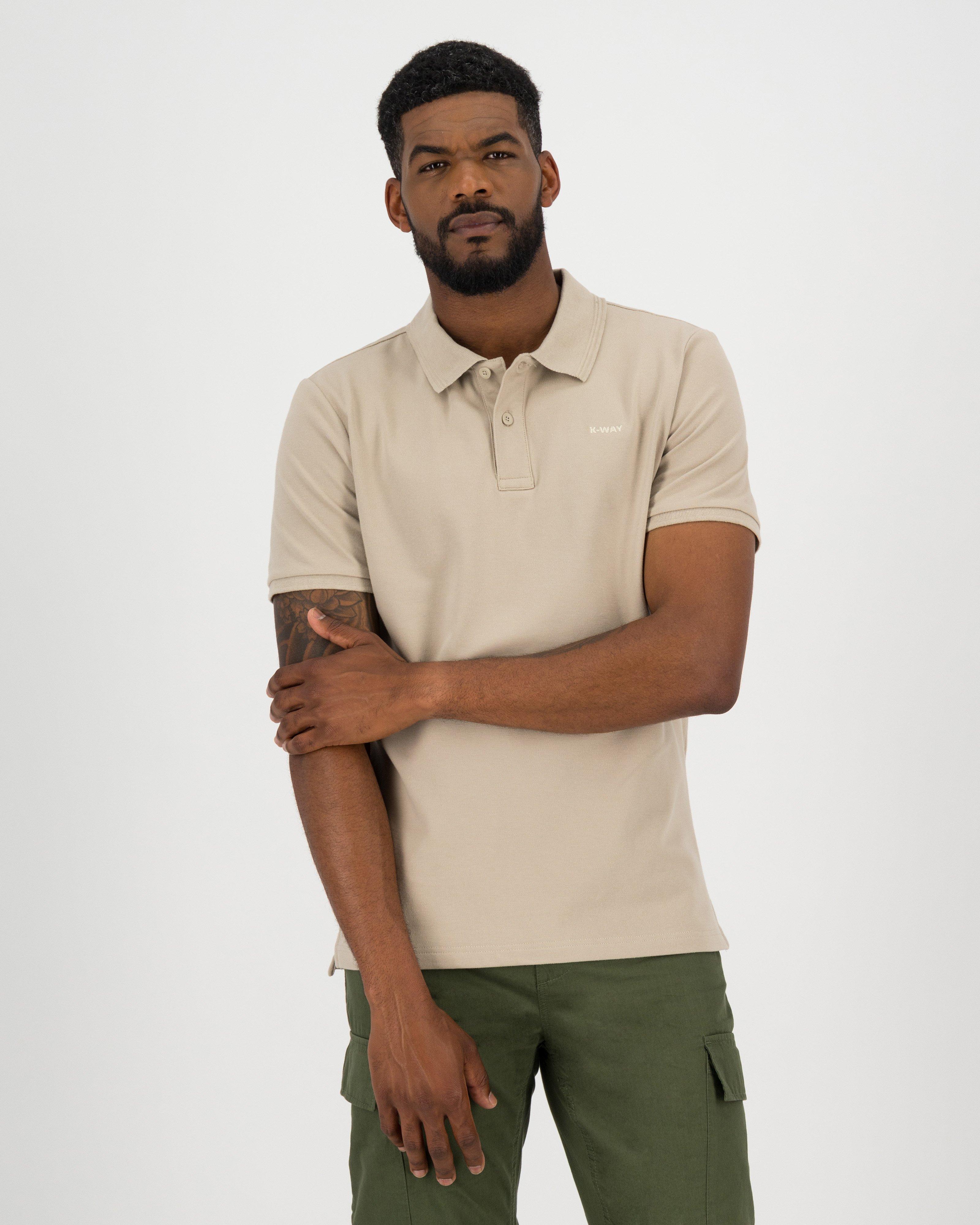 K-Way Elements Men's Golfer -  Stone