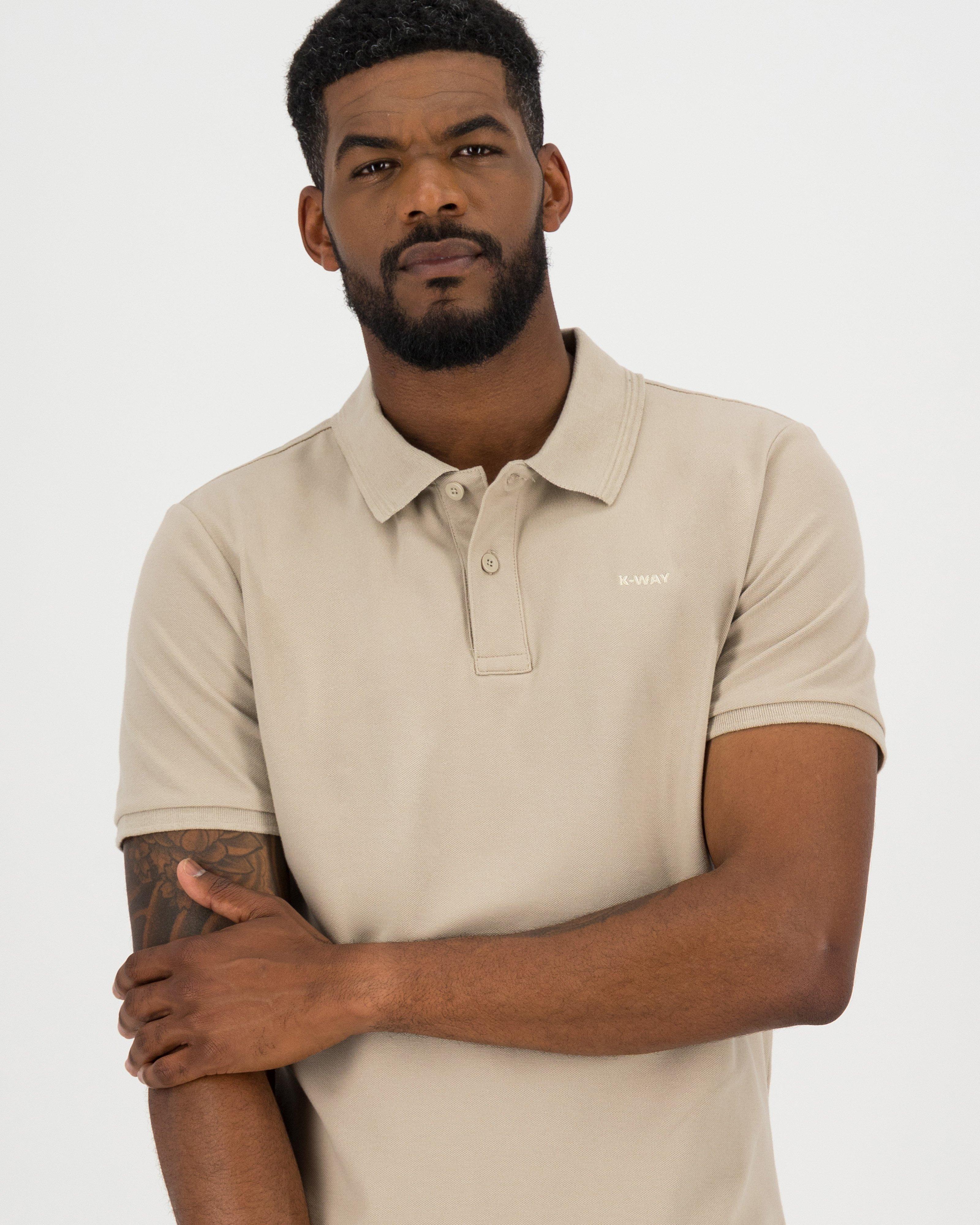 K-Way Elements Men's Golfer -  Stone