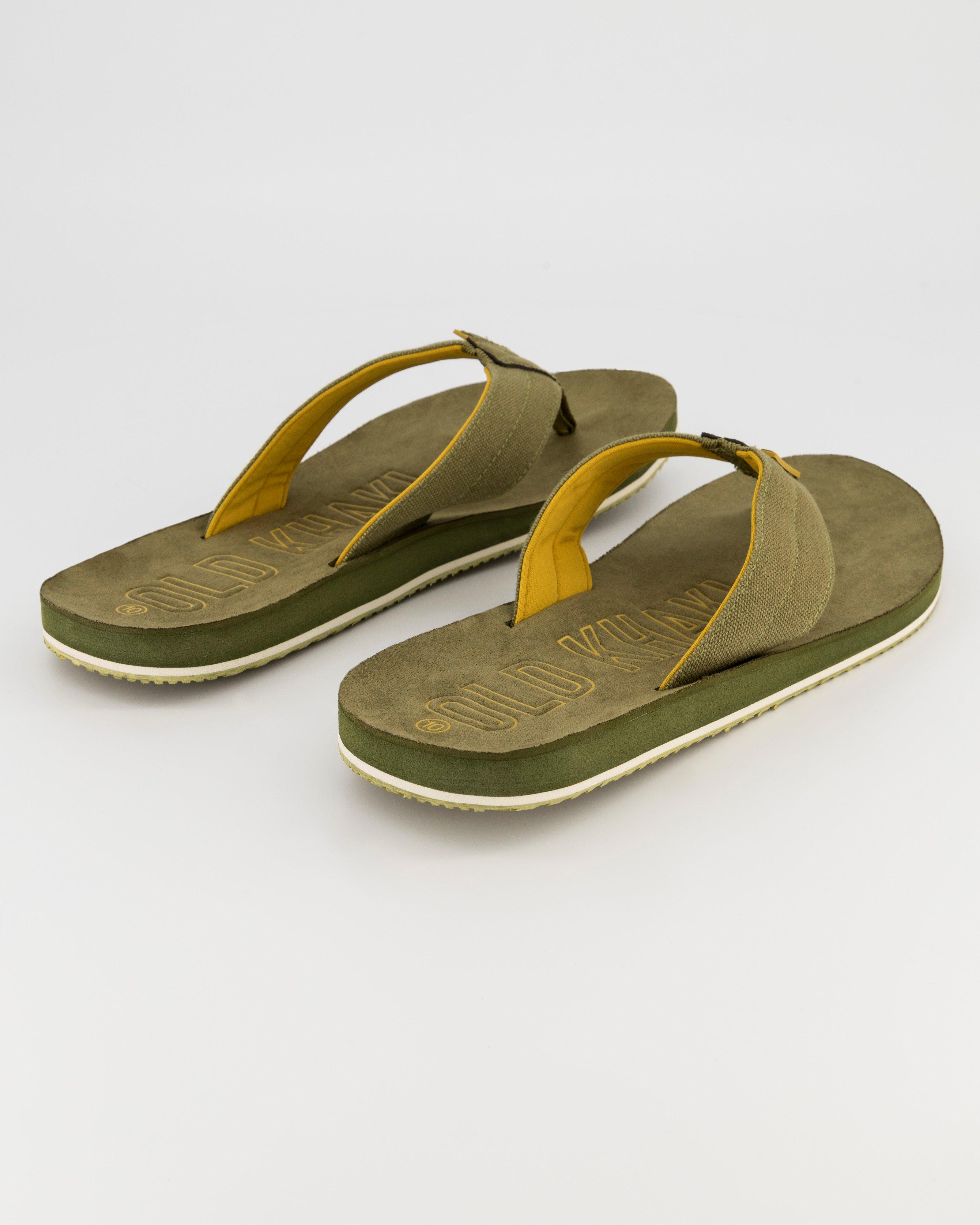 Old Khaki Men's Cruz Flip Flops -  Olive