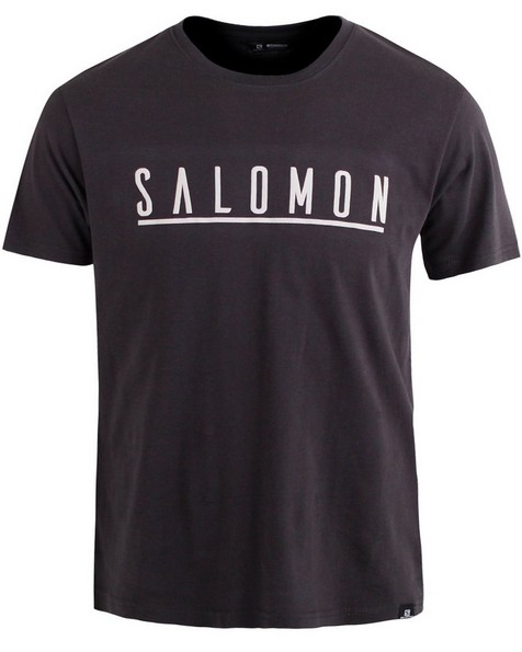 Salomon Men's Underscore T-Shirt -  darkcharcoal