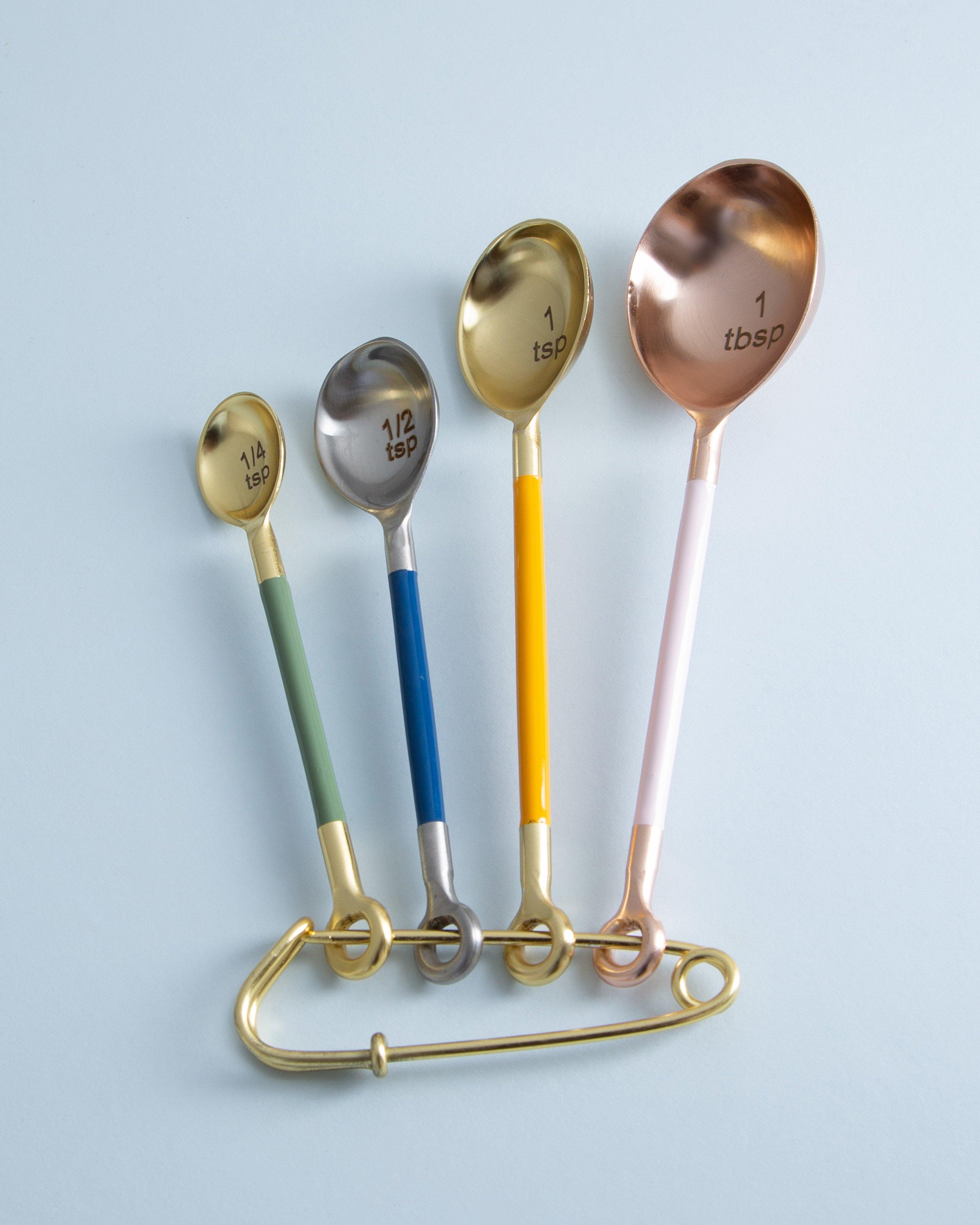 Multi Colour Measuring Spoons -  Assorted
