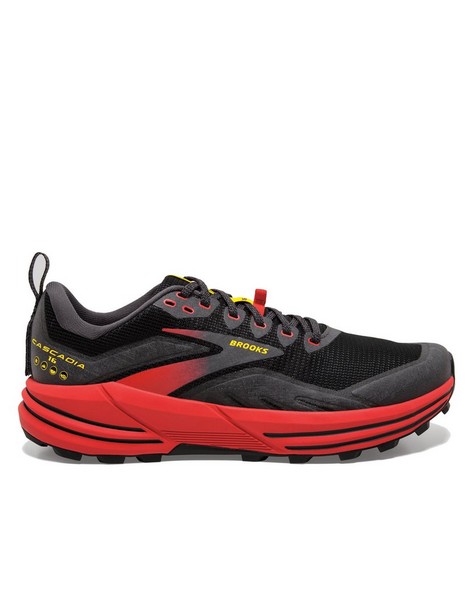 Brooks Men's Cascadia 16 Trail Running Shoes -  black