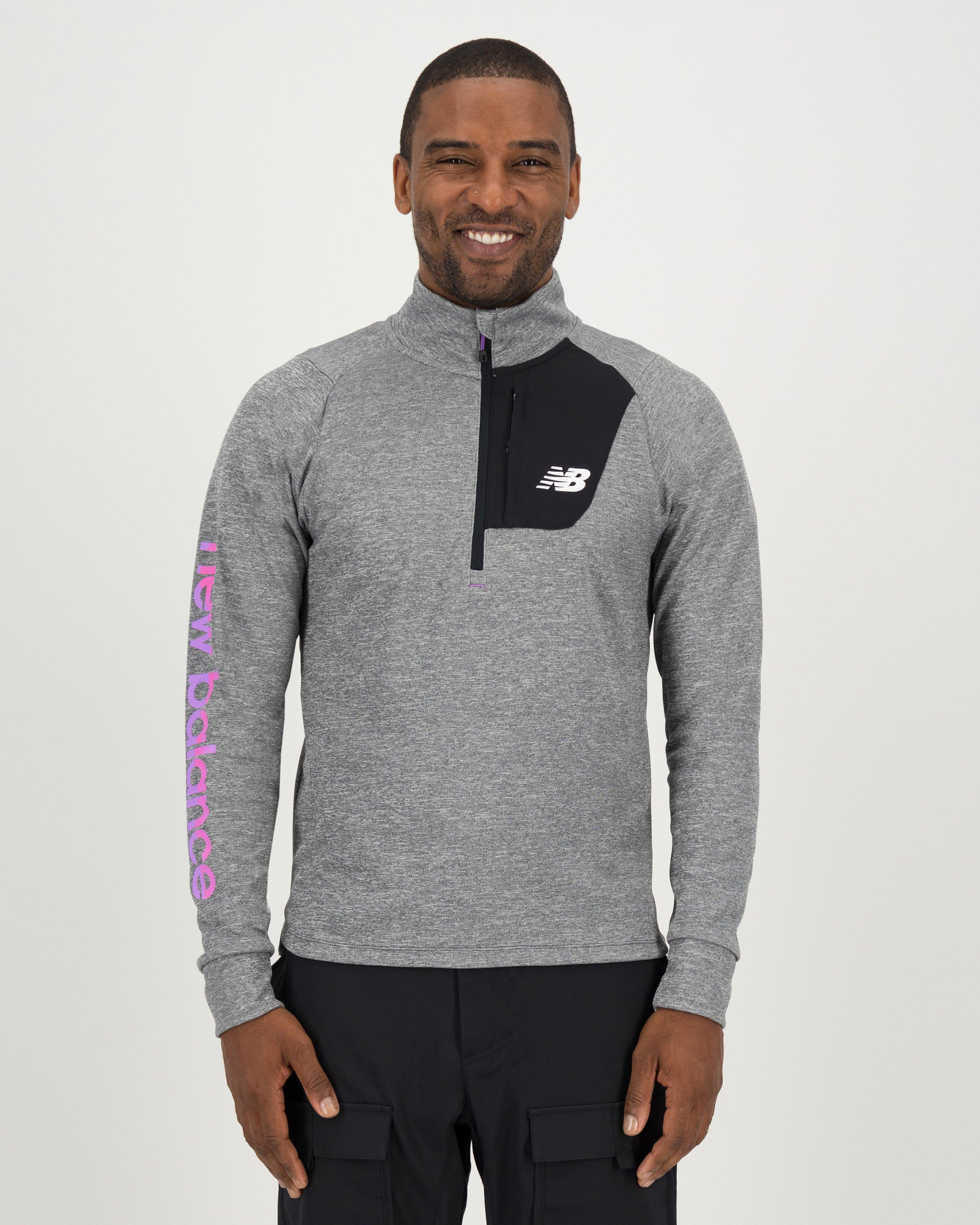 New Balance Men's Accelerate 1/4 Zip Fleece Jacket