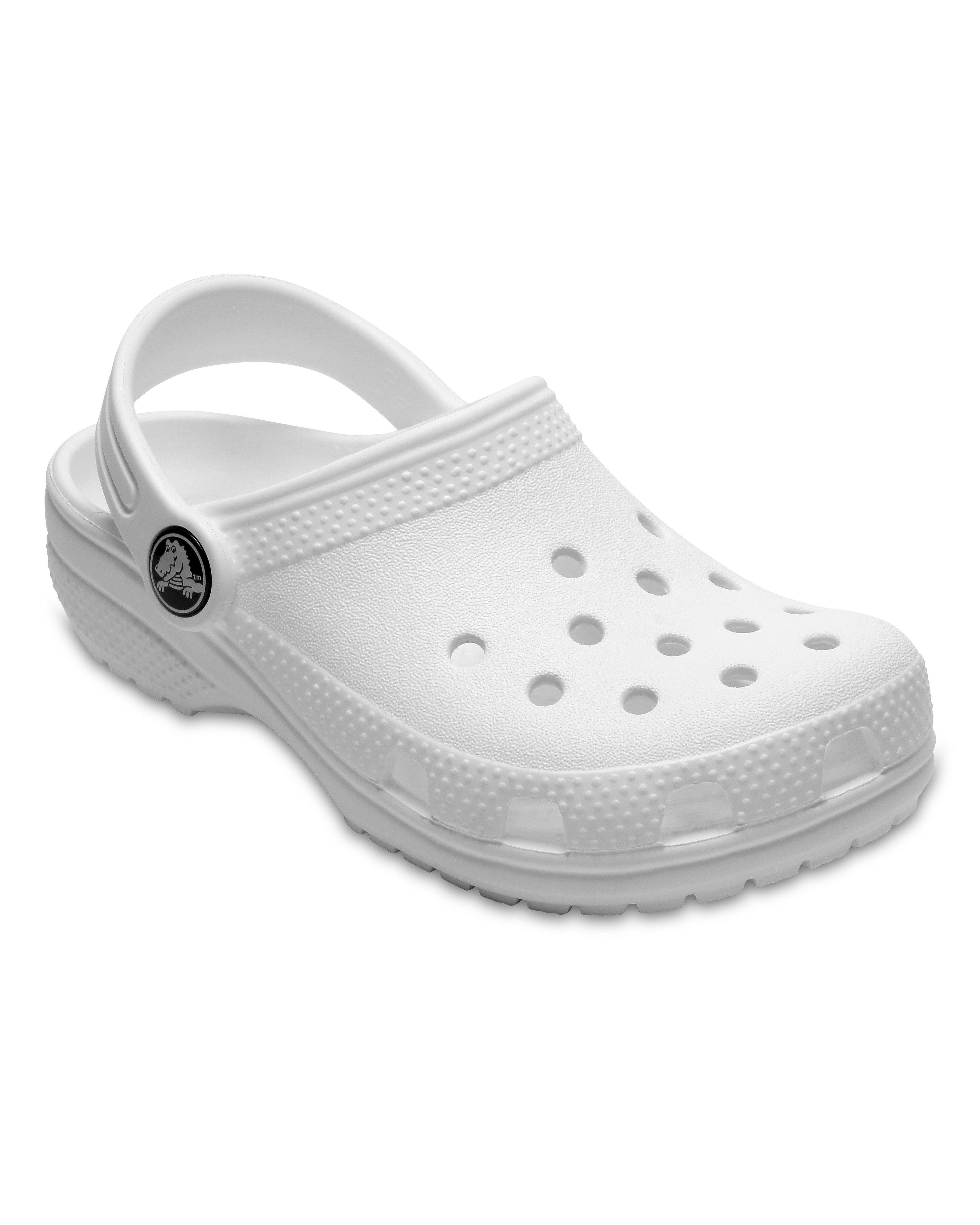 Crocs Kids Classic Clogs -  White