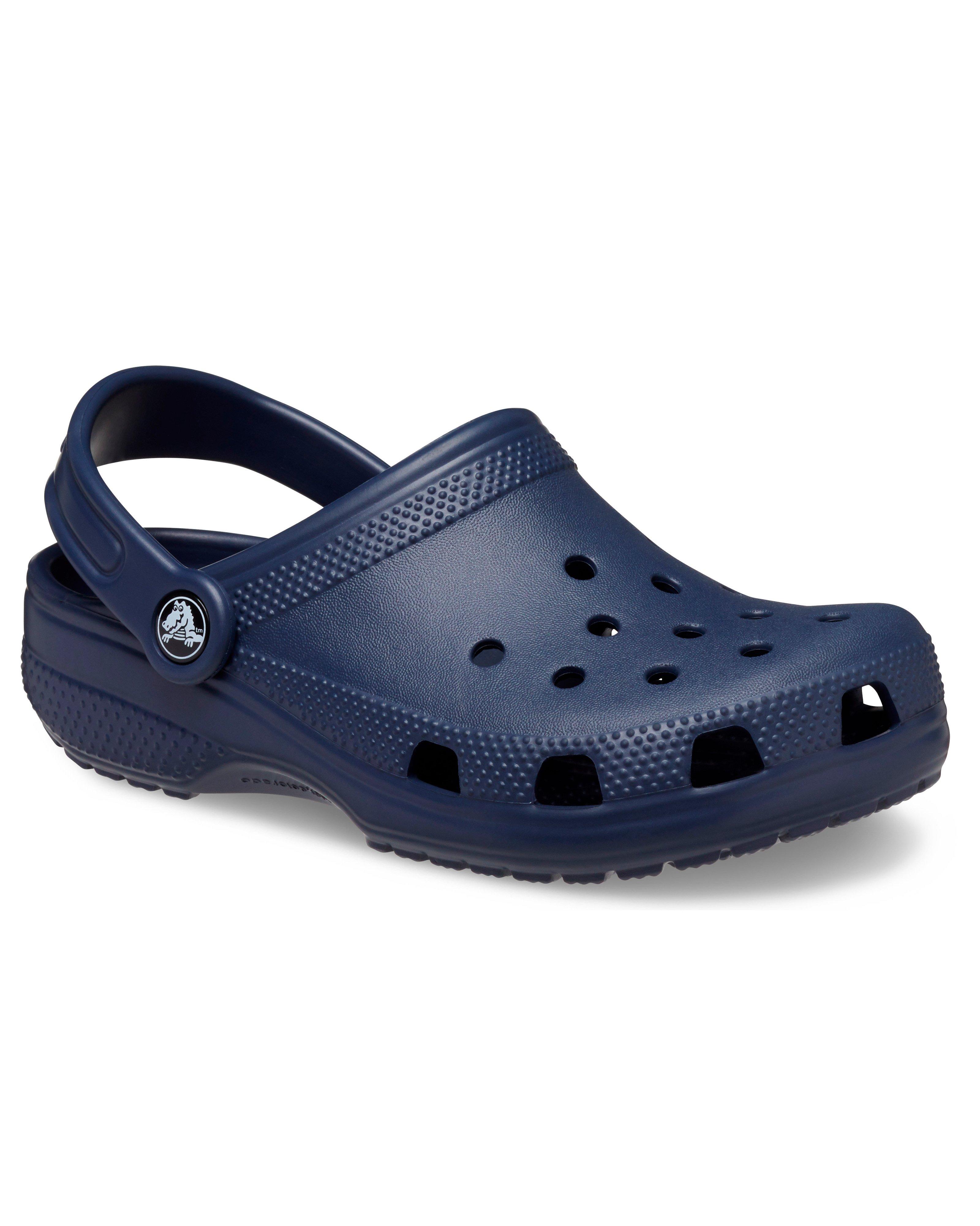 Crocs Kids Classic Clogs -  Navy