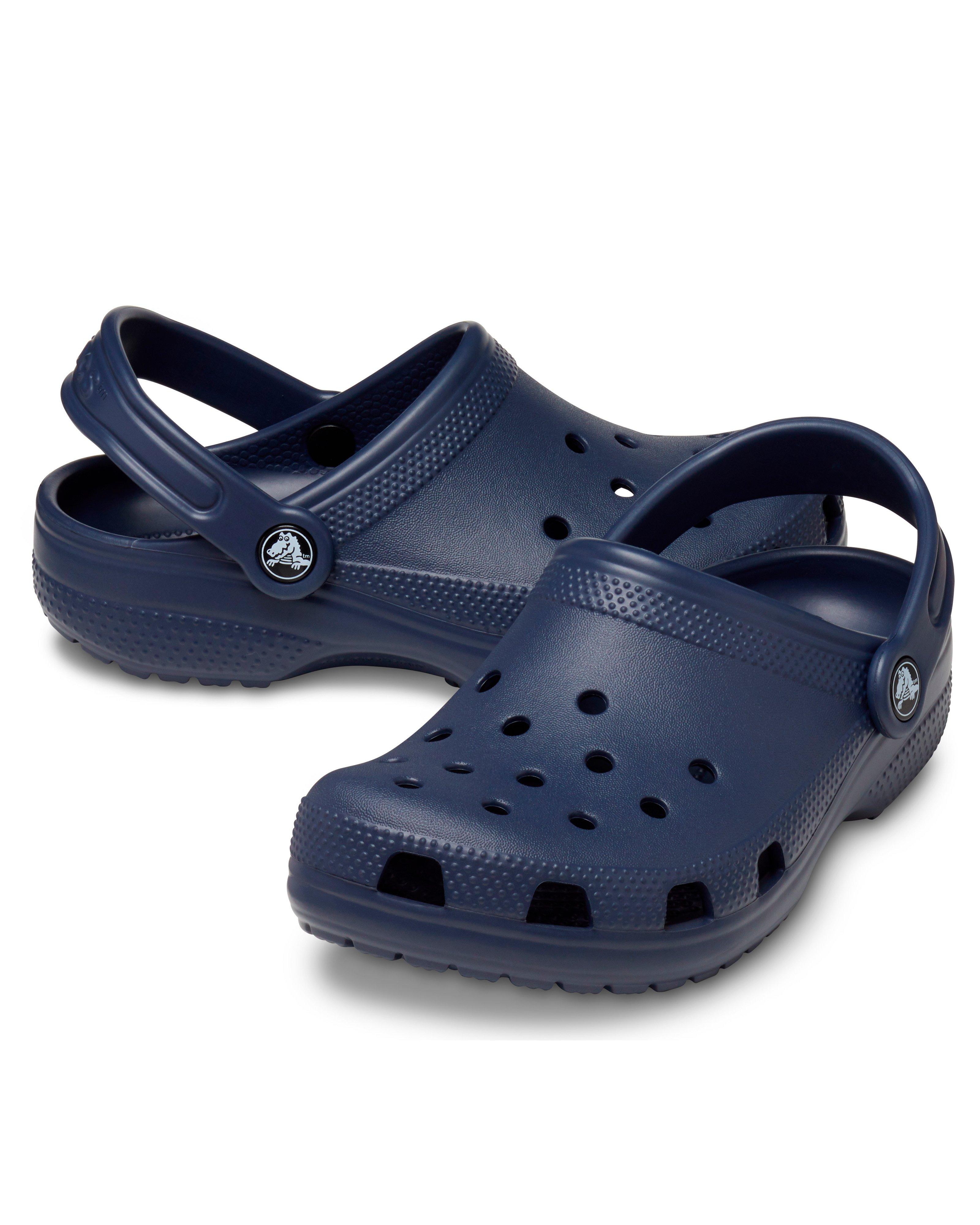 Crocs Kids Classic Clogs -  Navy