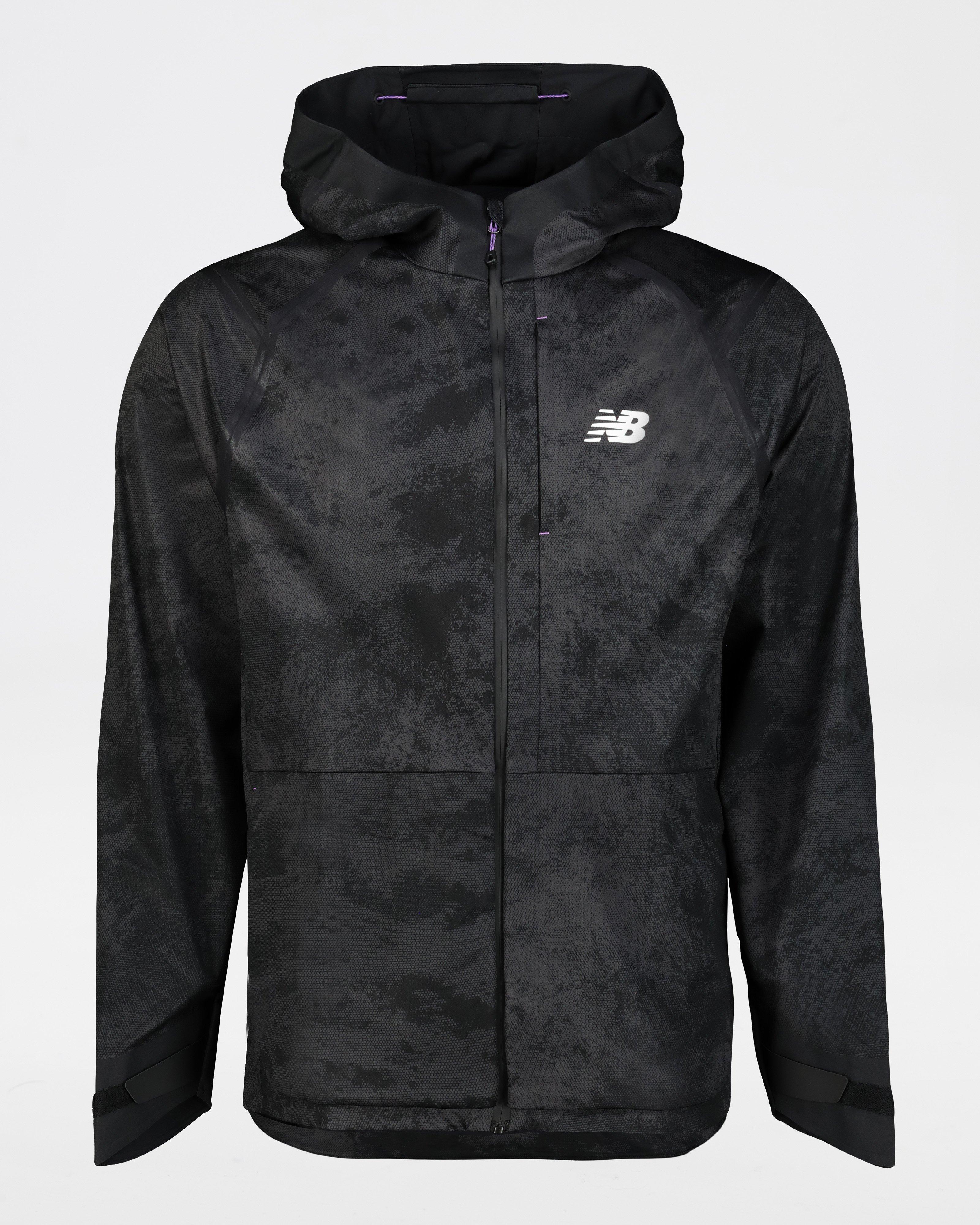 New Balance Men's Accelerate Waterproof Jacket -  Black