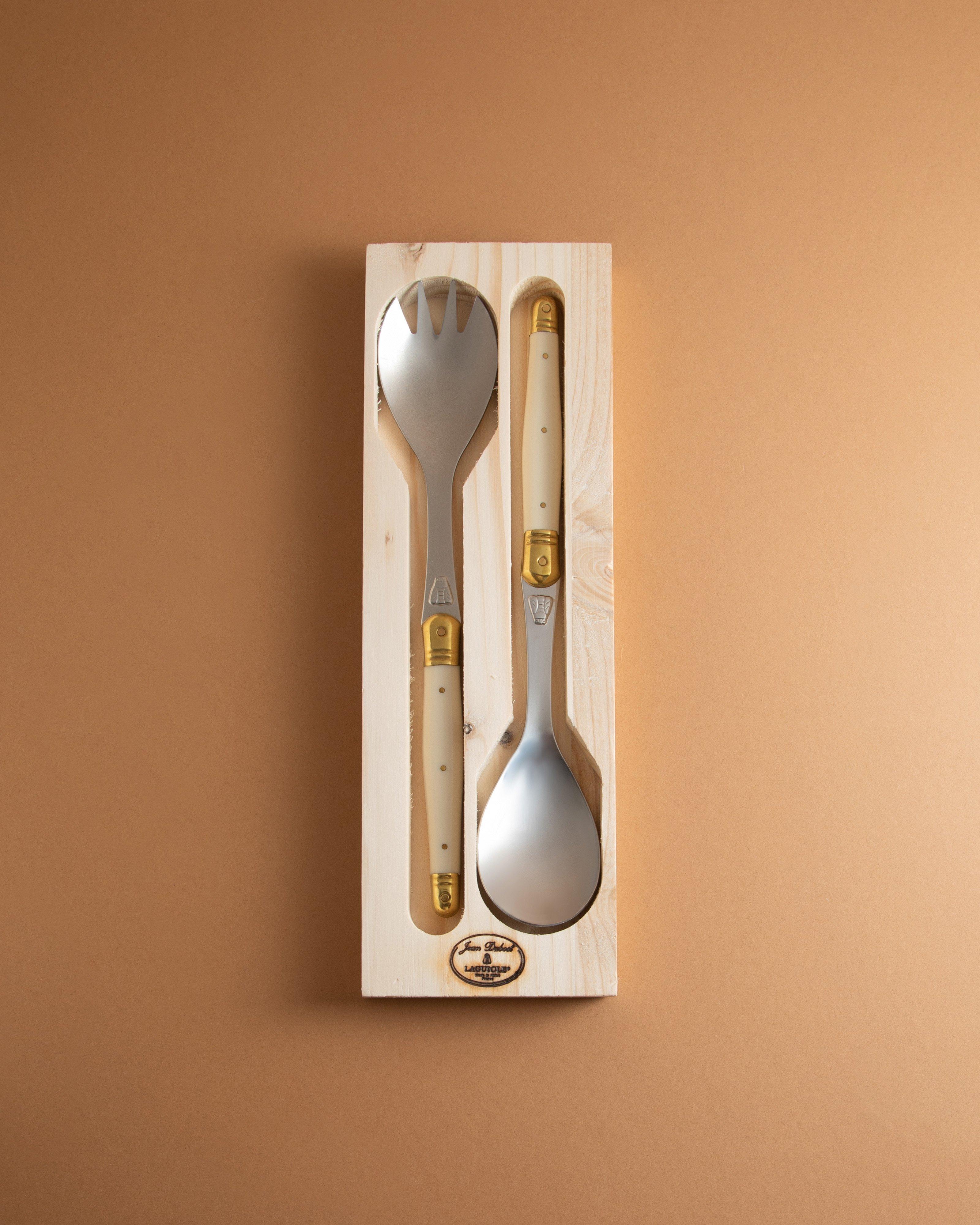 Laguiole Salad Set -  Green