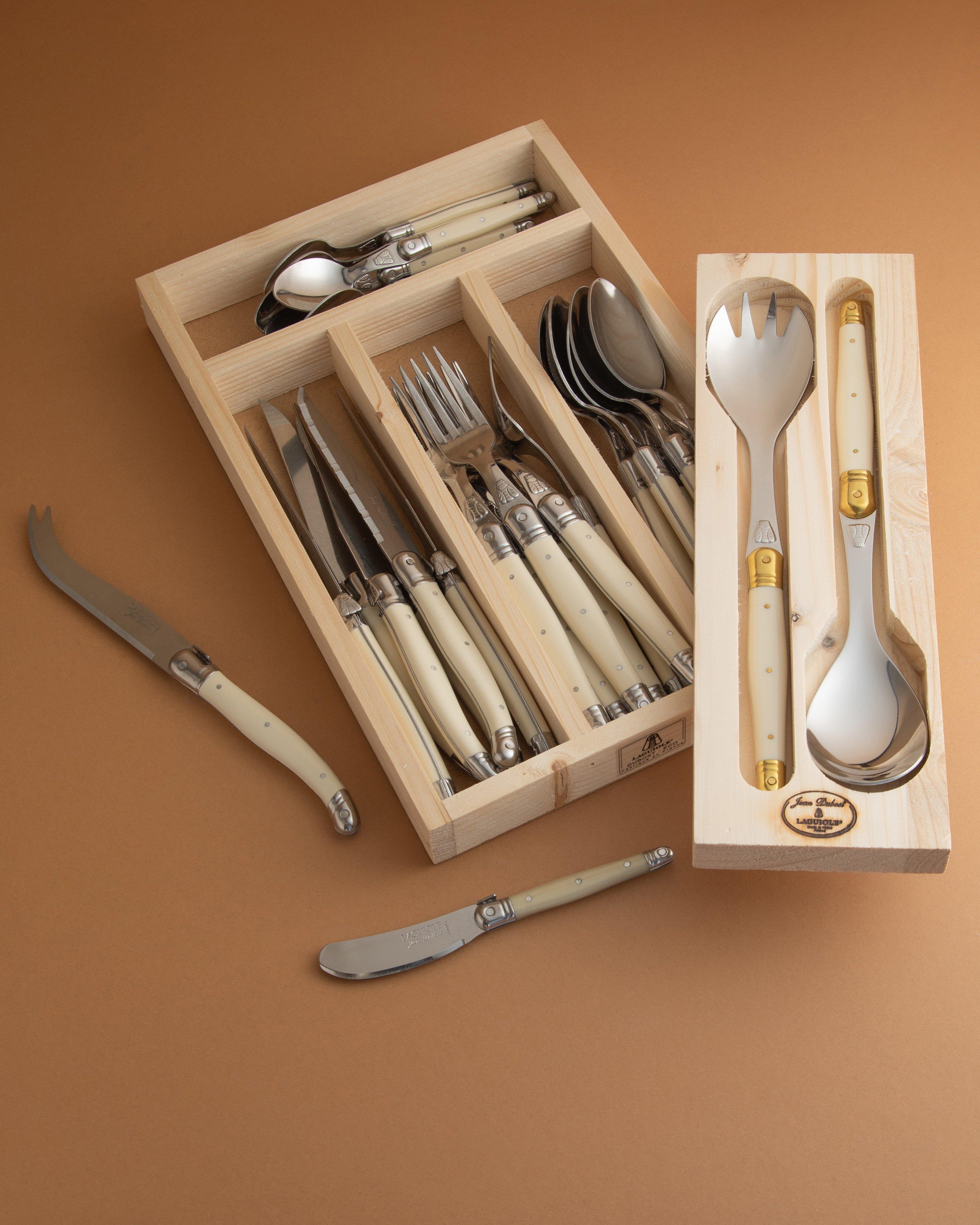 Laguiole Salad Set -  Green