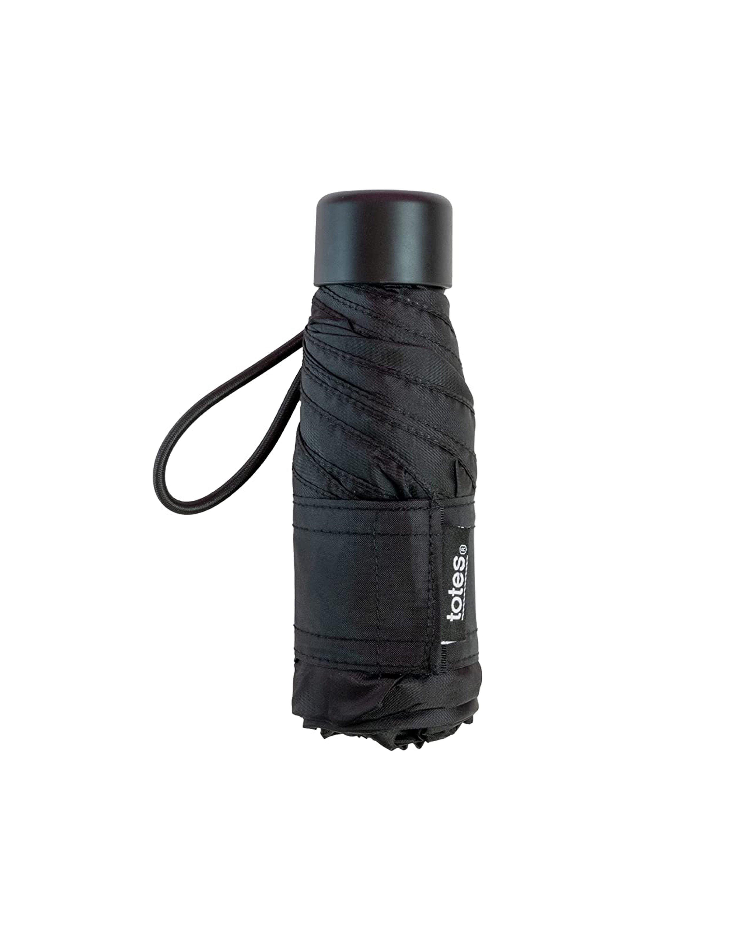 Totes Mini Manual Umbrella -  Black