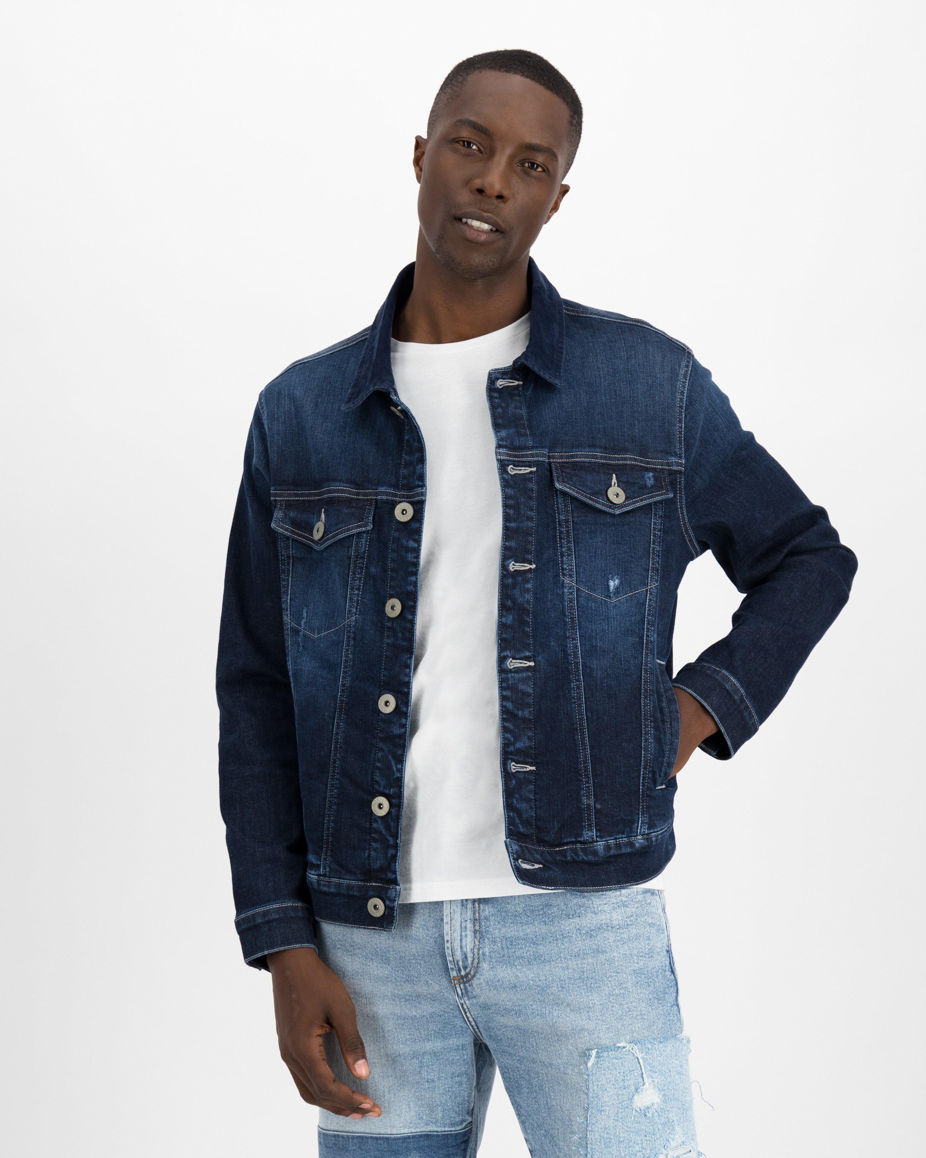 Khaki jean jacket sale