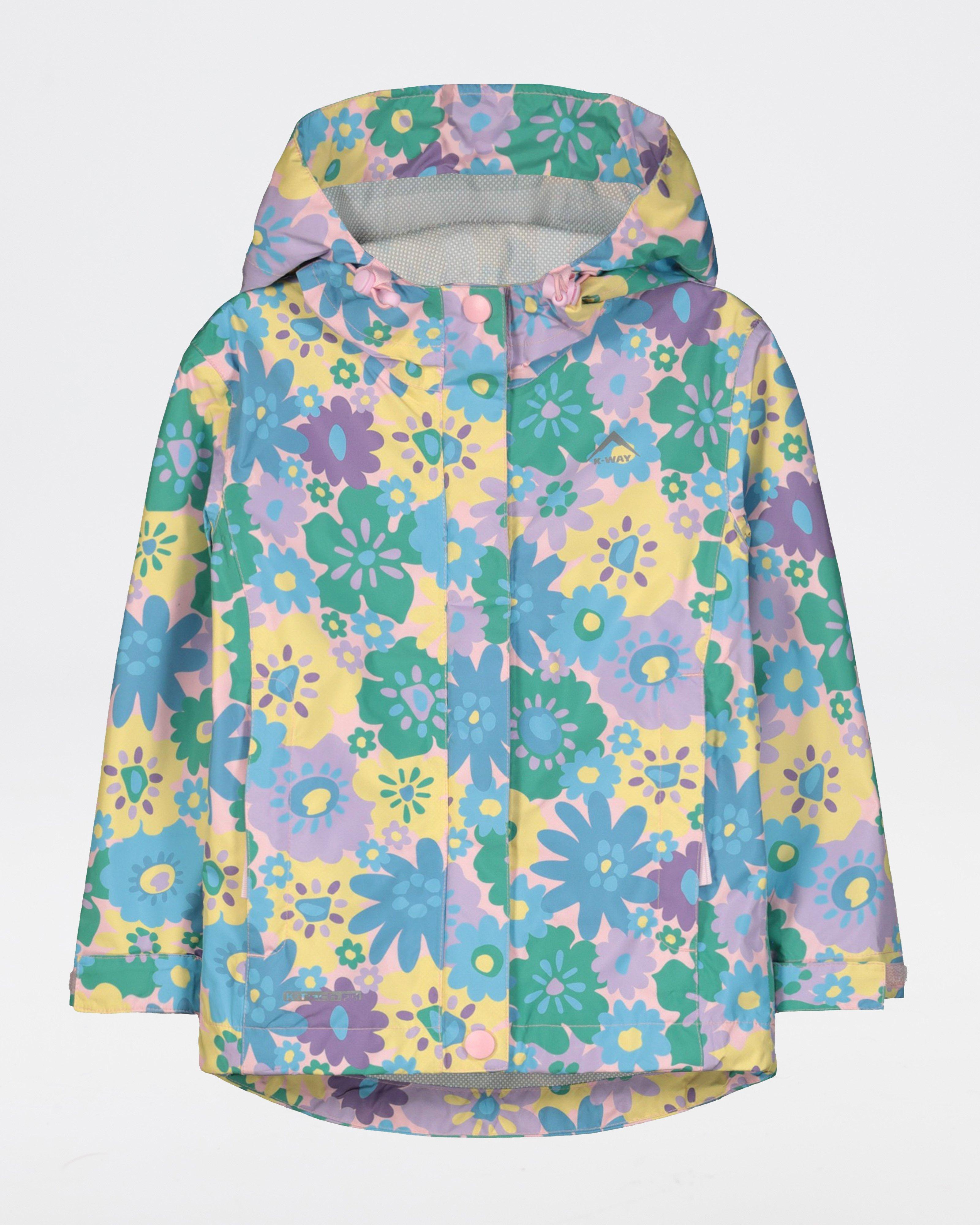 K-Way Kids Printed Puddle Waterproof Jacket -  Lilac