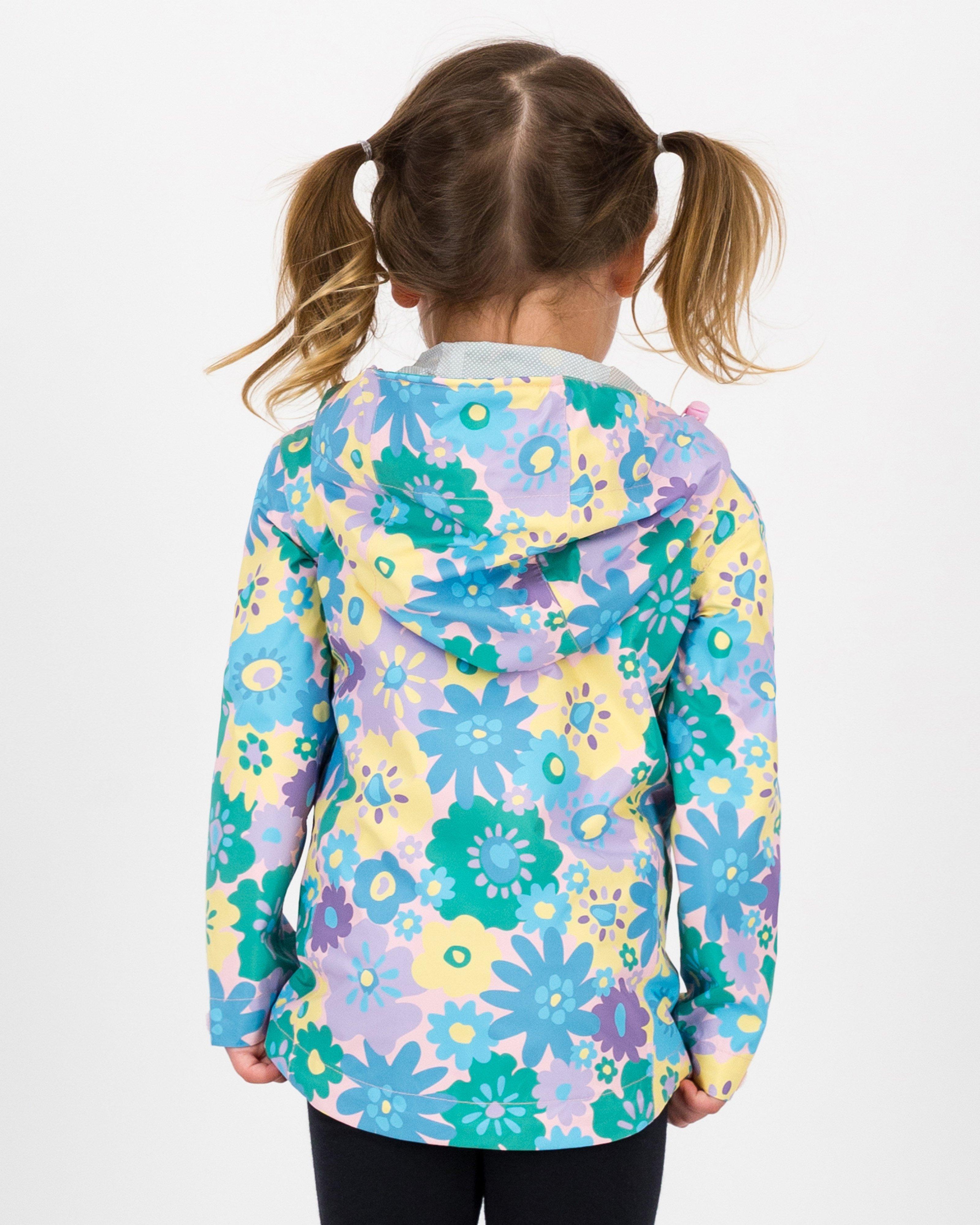 K-Way Kids Printed Puddle Waterproof Jacket -  Lilac