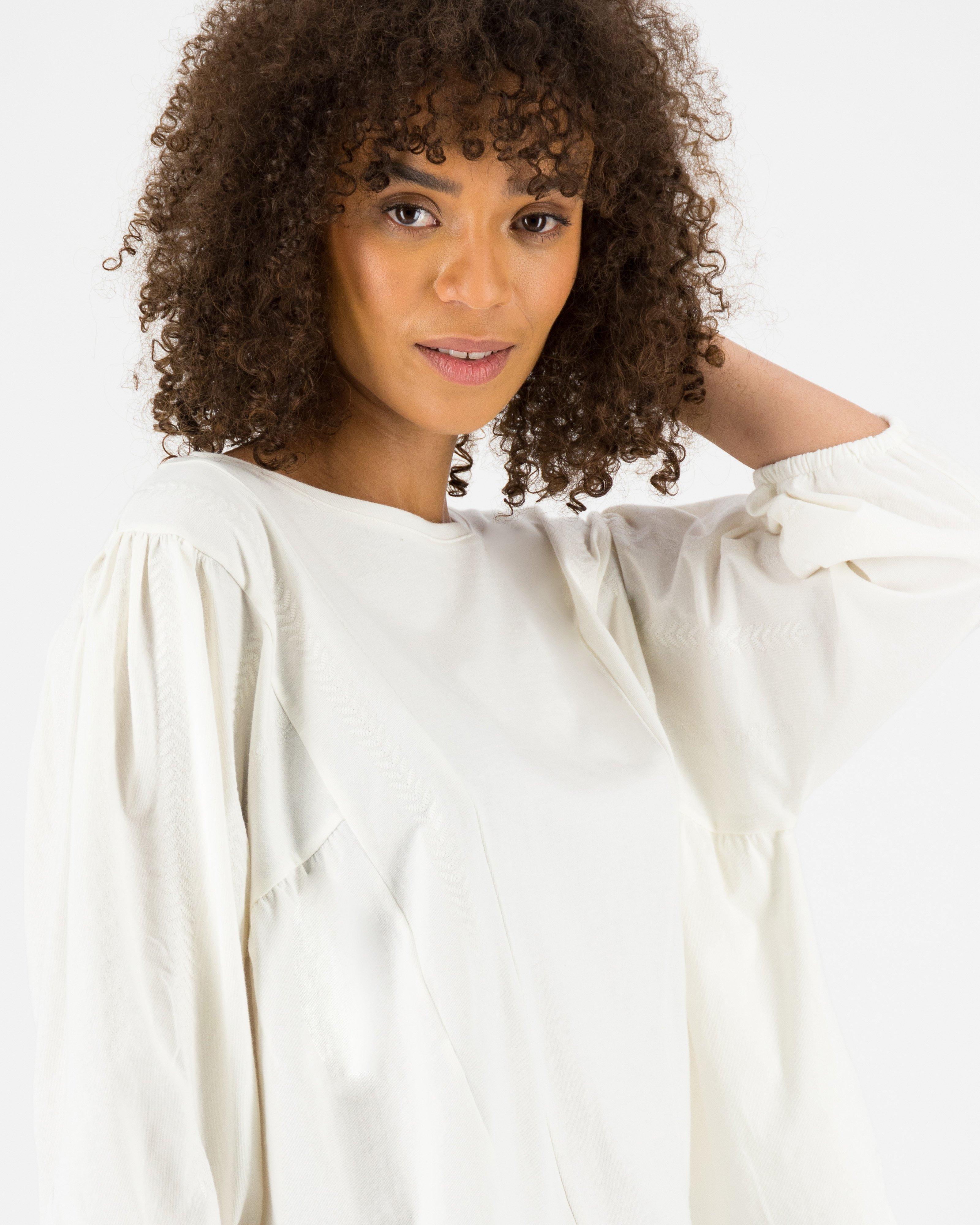 Rare Earth Bella Sleeve Tee -  Cream