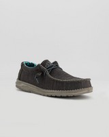 Hey Dude Men's Wally Sox Shoes -  charcoal