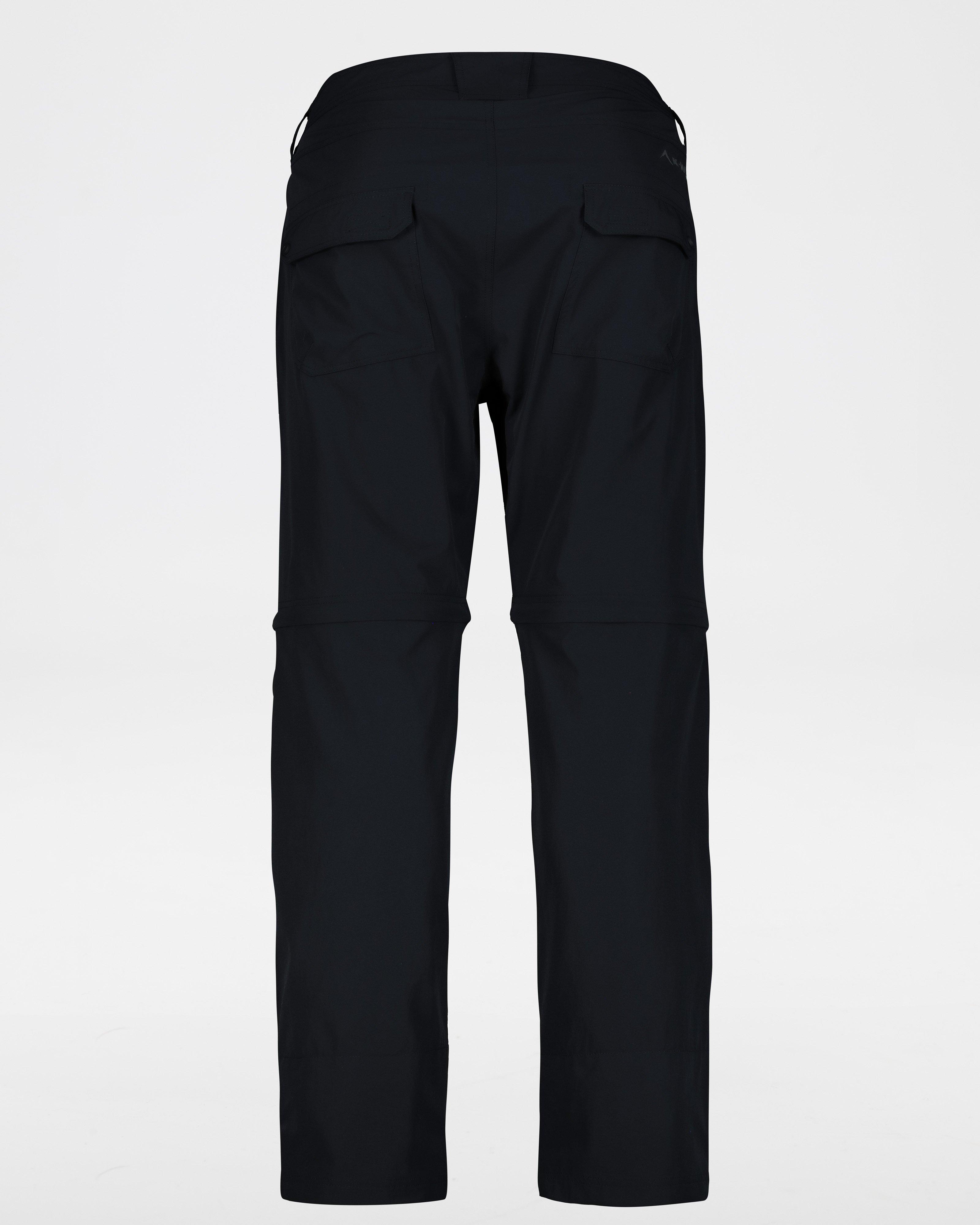 MUSINSA  CLACO Double side line zipper pants (black & navy)