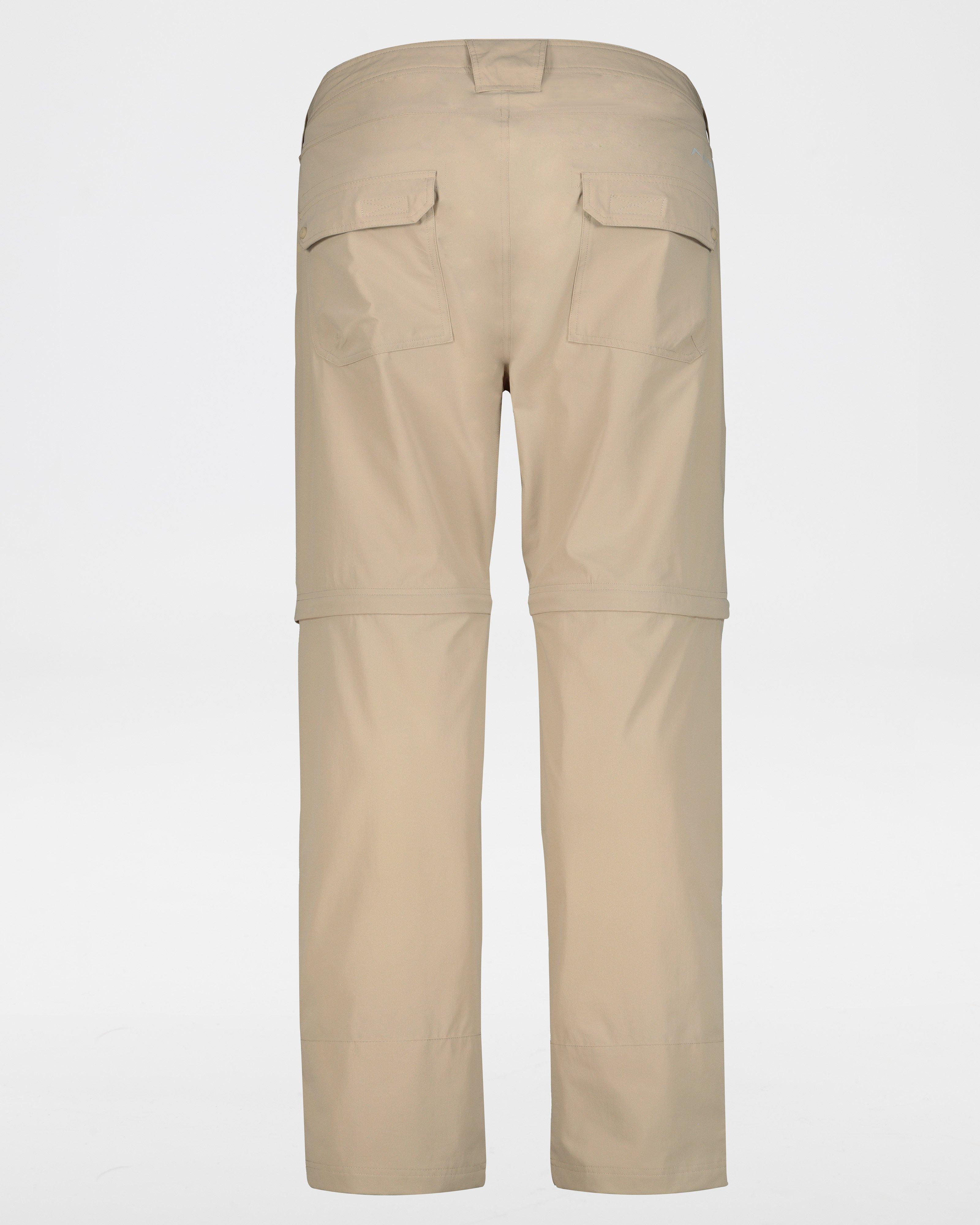 K-Way Men's Albatross Tech  Zip-off Pants -  Driftwood