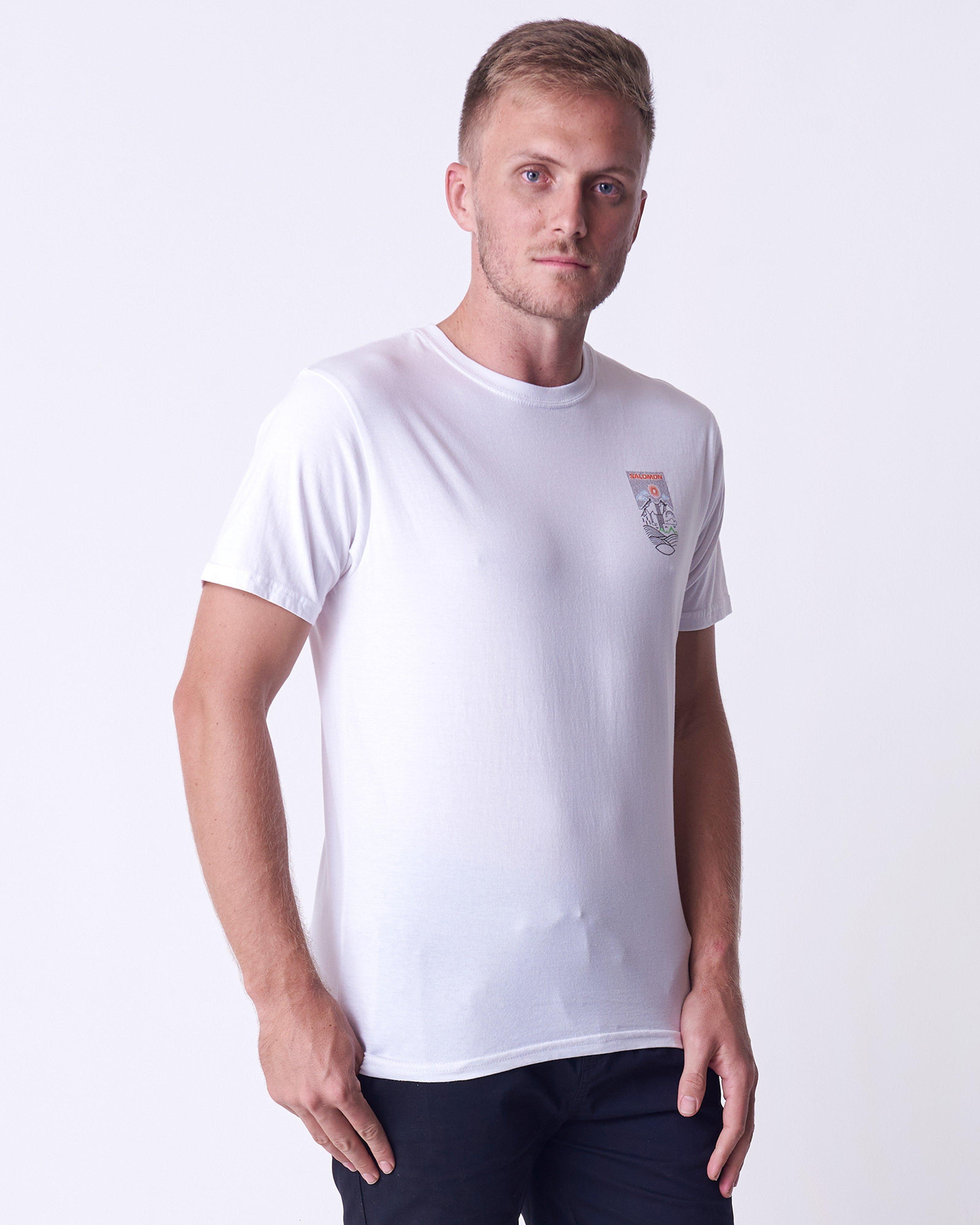 Salomon Men's Deep Waters T-shirt -  White