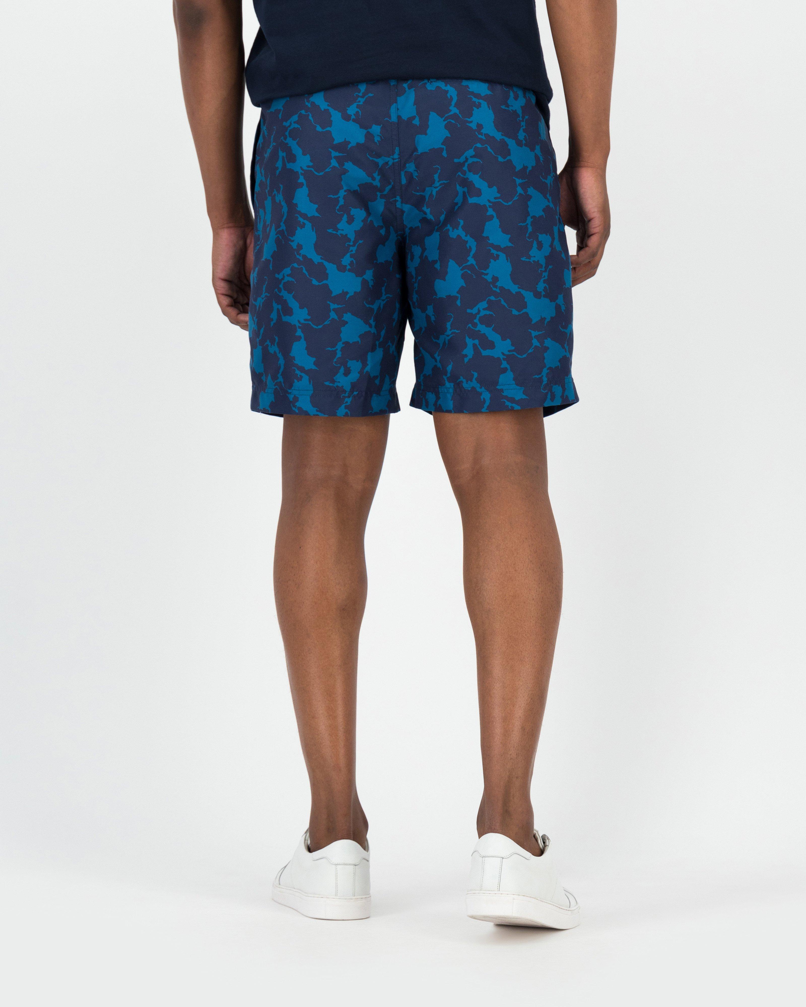 K-Way Elements Men's Printed Swim Shorts -  Pacific