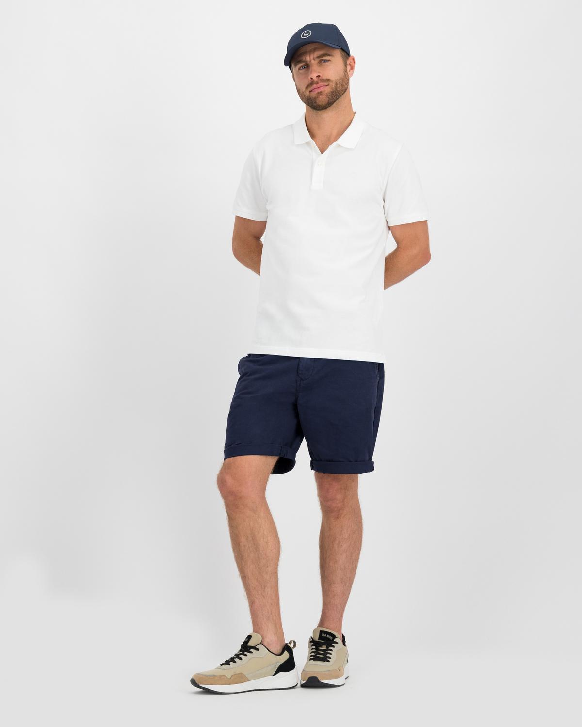 Men's Eric Standard Fit Golfer -  White