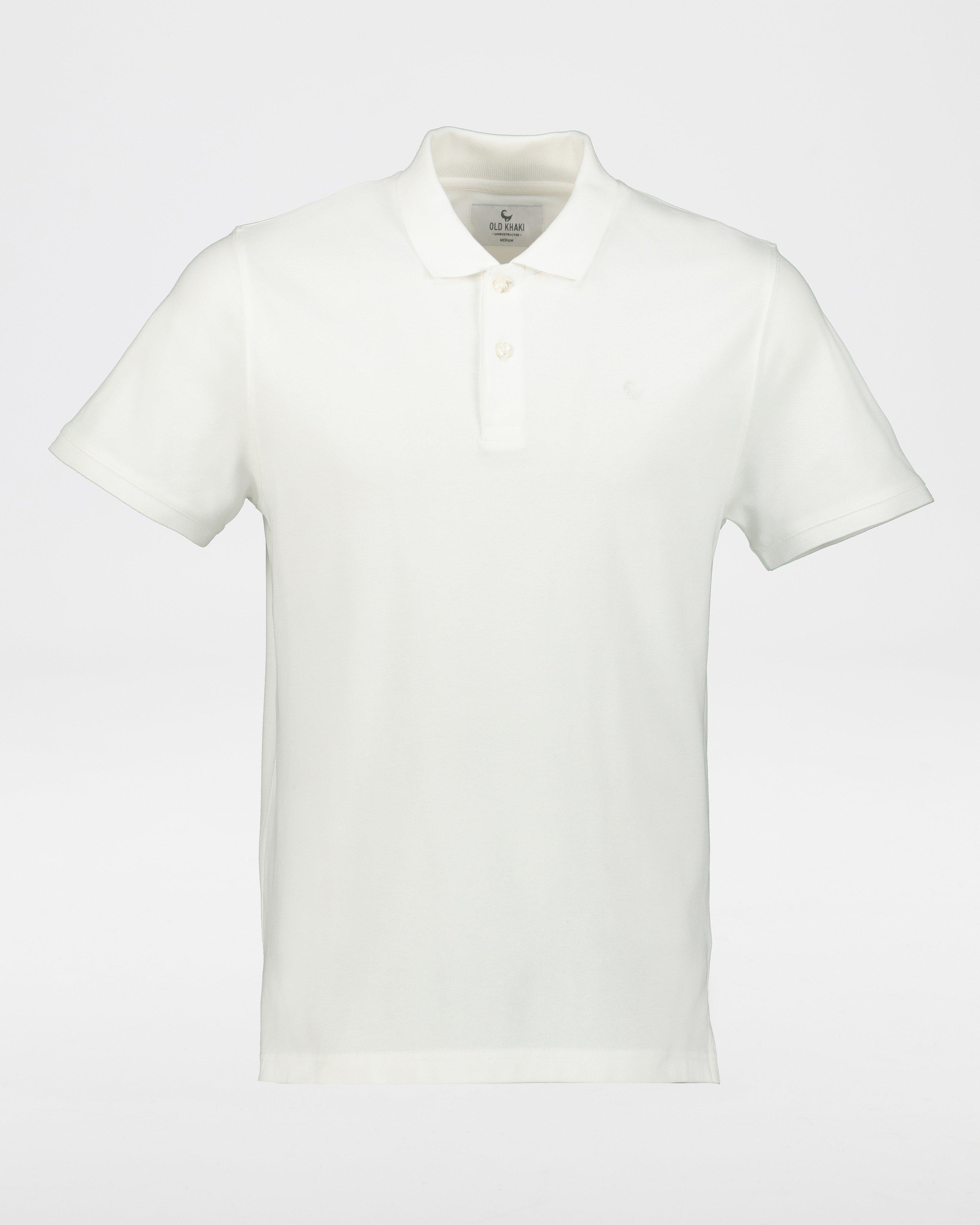 Men's Eric Standard Fit Golfer -  White