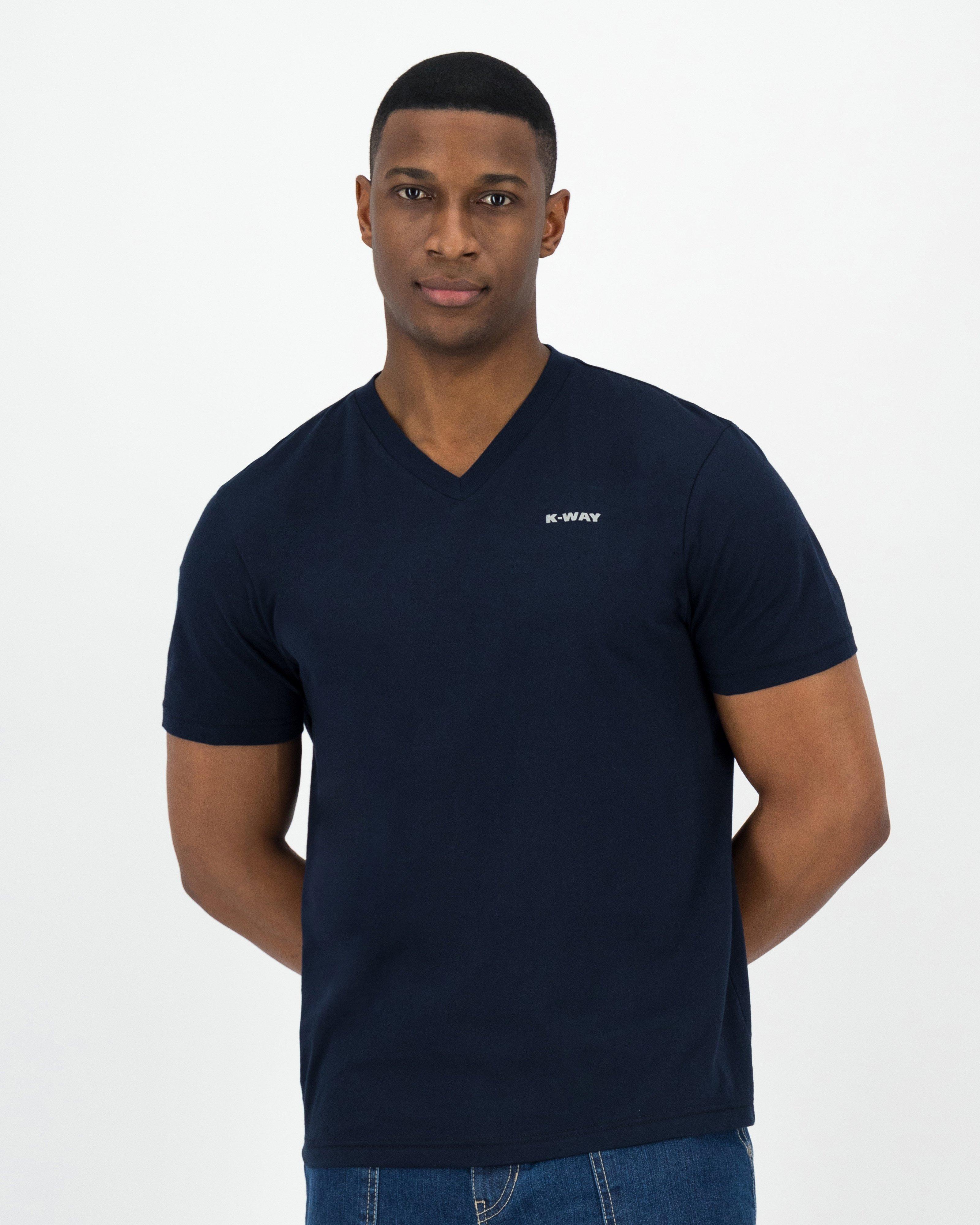 K-Way Elements Men's V-neck Cotton T-shirt | Cape Union Mart