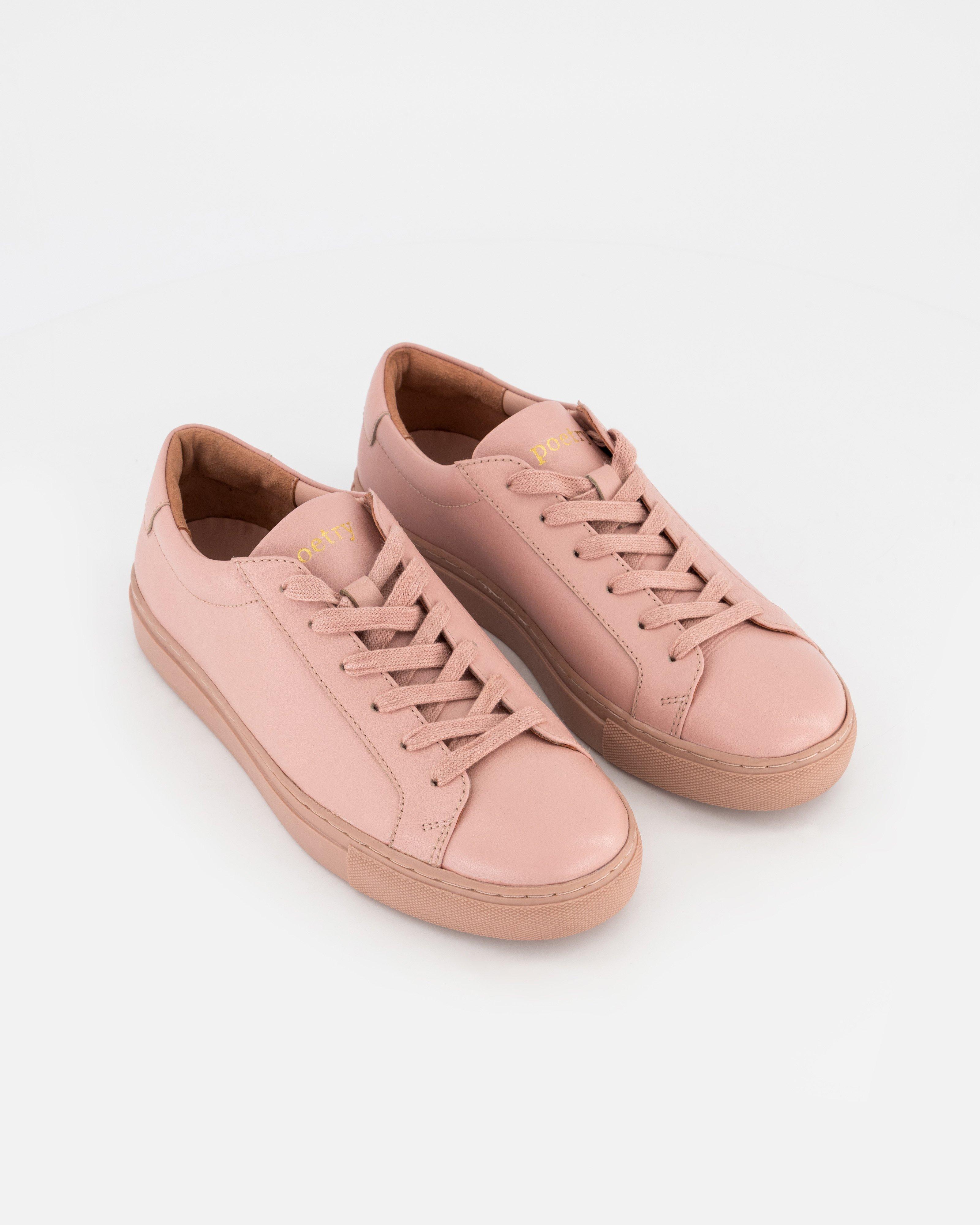 Ophelia Leather Sneaker -  Pink