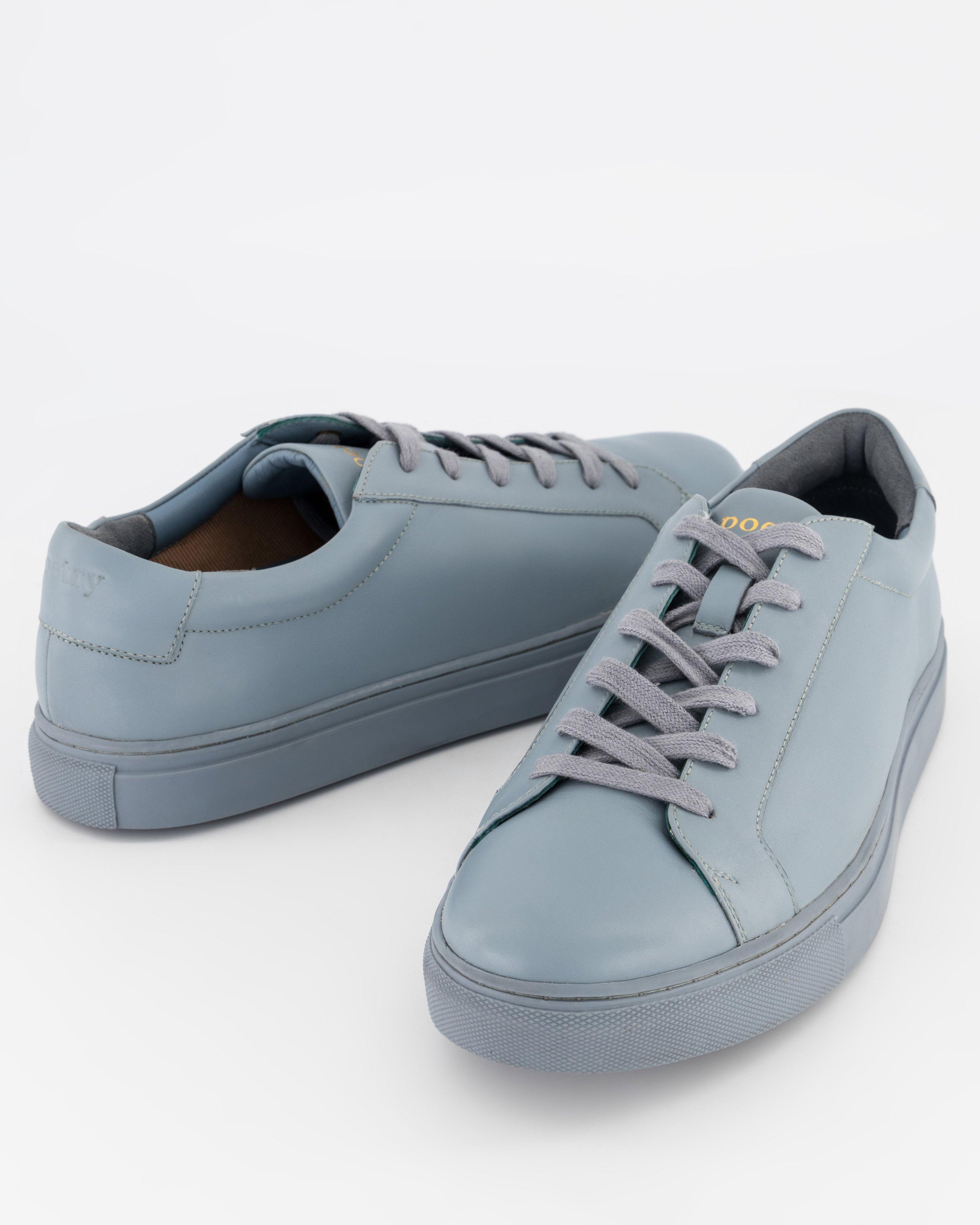 Ophelia Leather Sneaker -  Blue