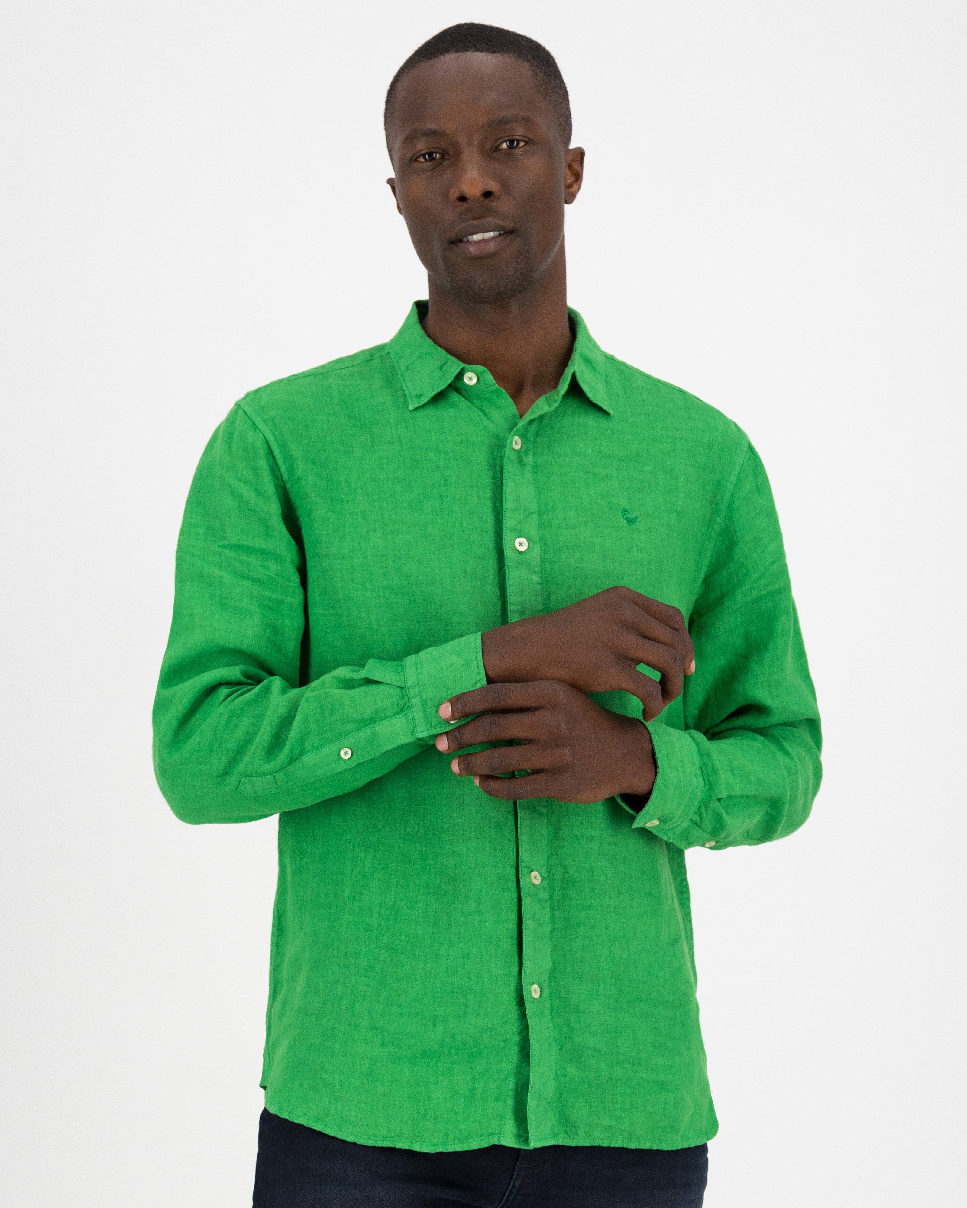 Old Khaki Men's Preston Regular Fit Linen Shirt | Cape Union Mart