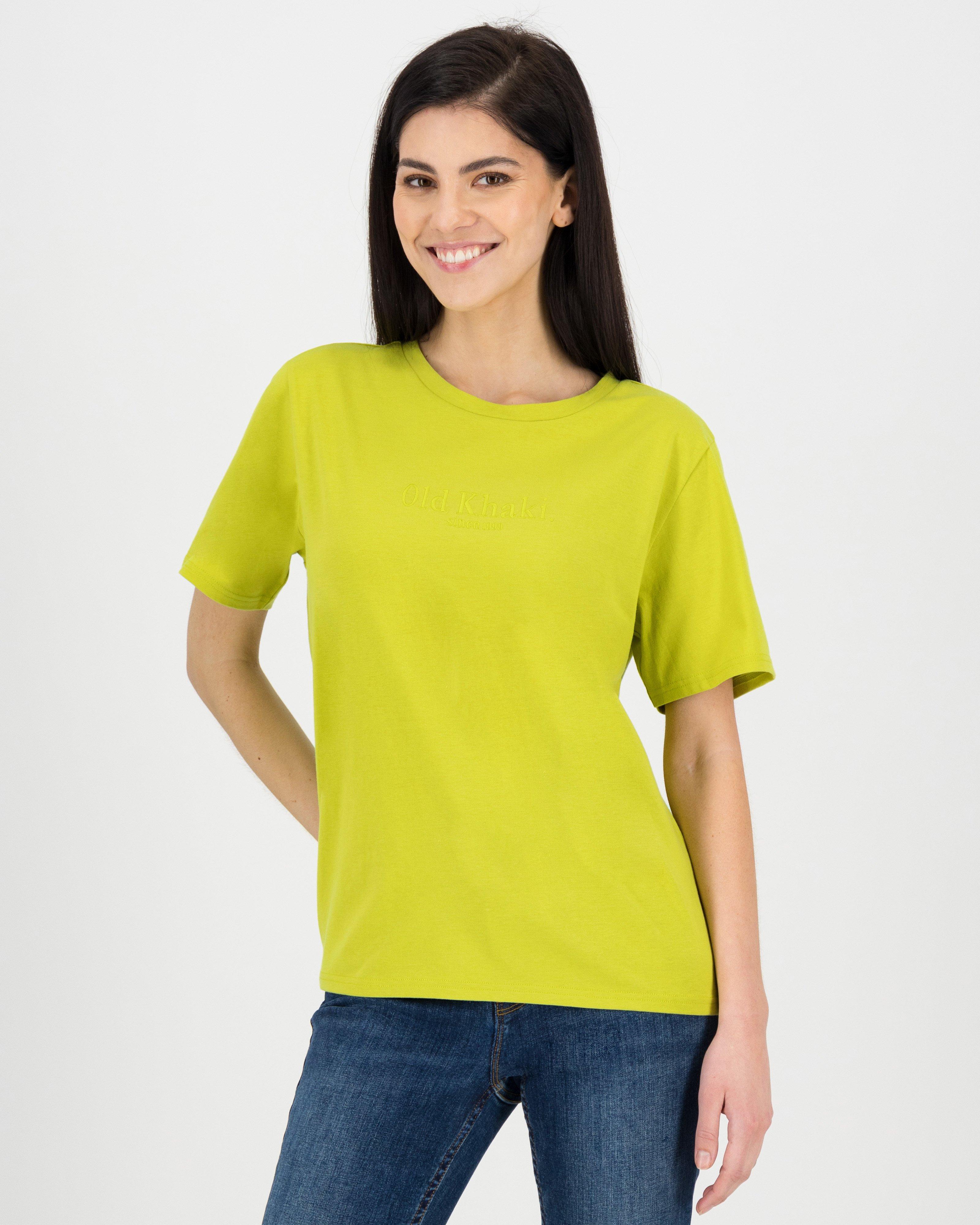 O Stacey Call-Out Tee -  Green