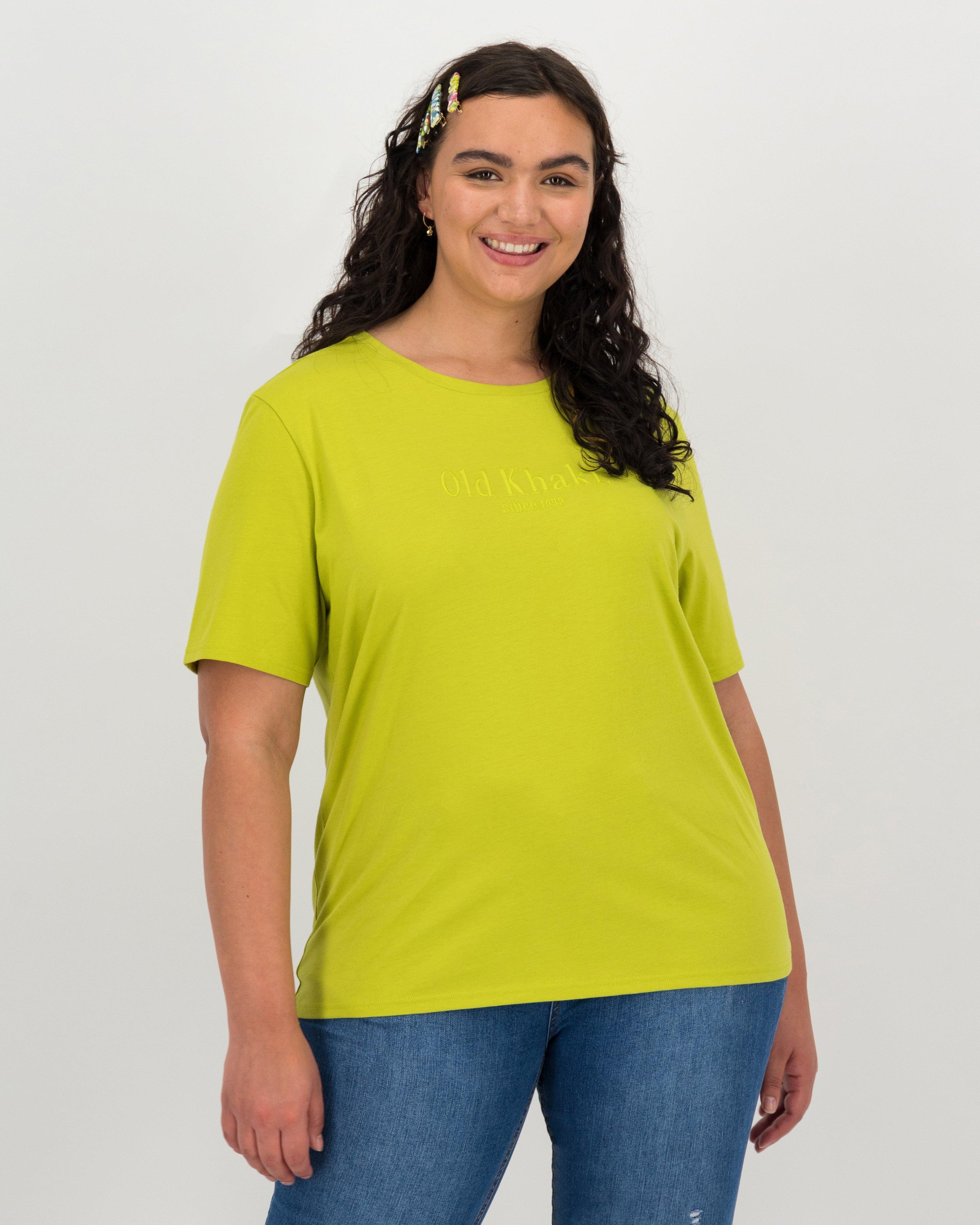 O Stacey Call-Out Tee -  Green