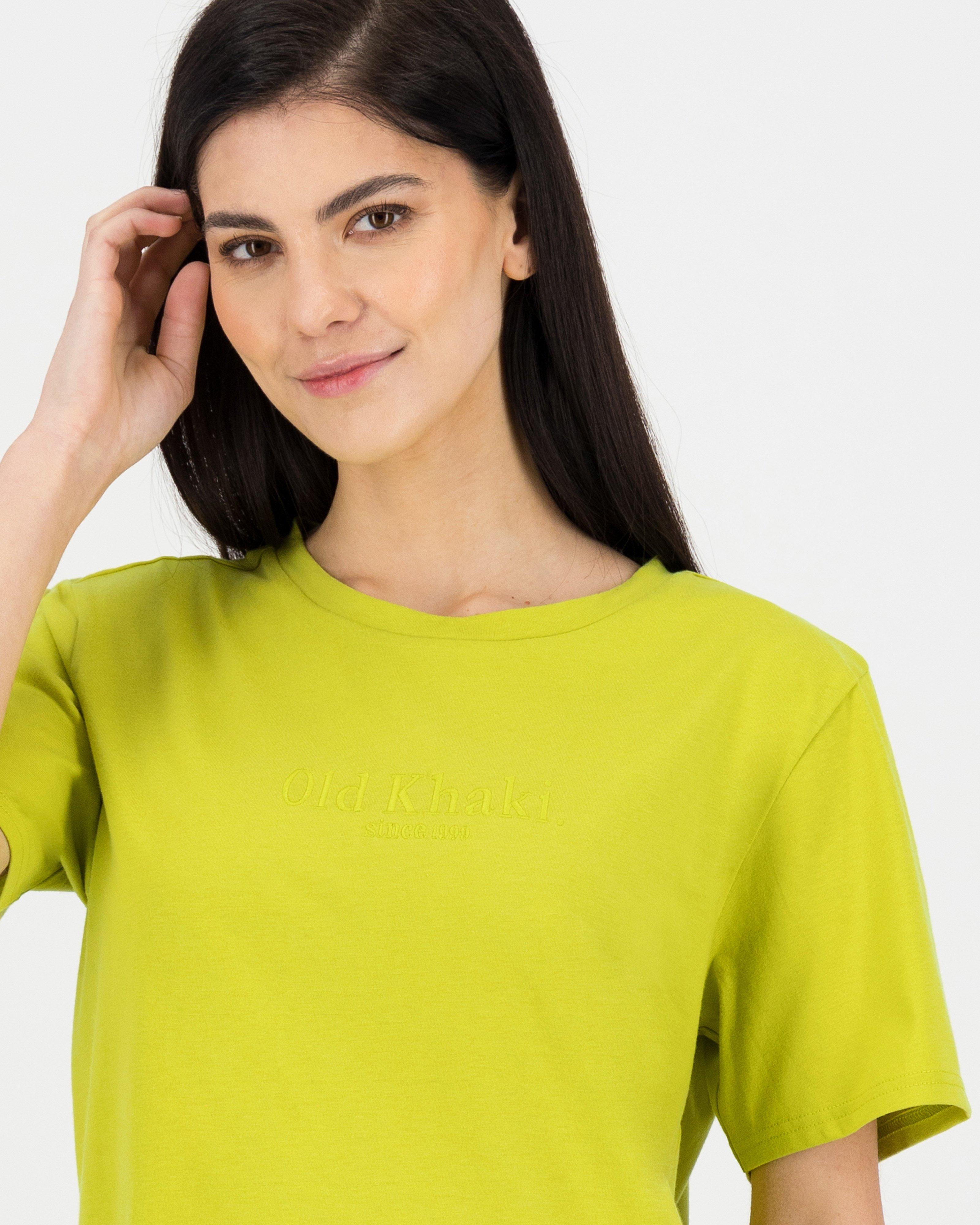 O Stacey Call-Out Tee -  Green