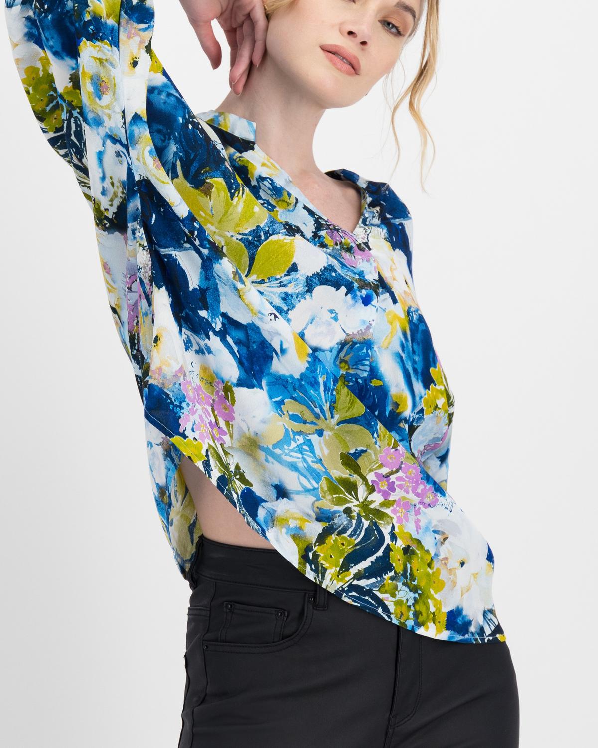 Poetry Brody Floral Blouse -  blue