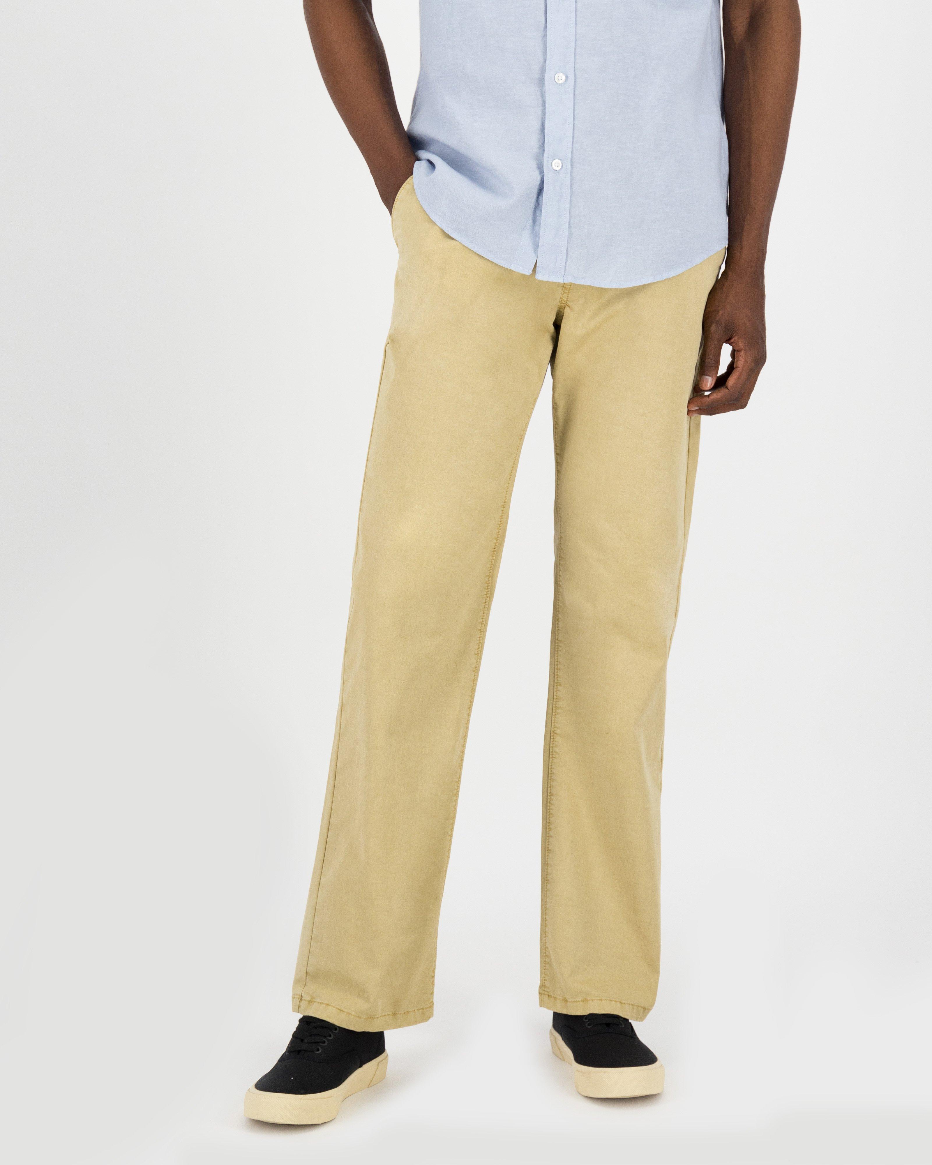 Men's Patrick Straight Chinos -  Khaki