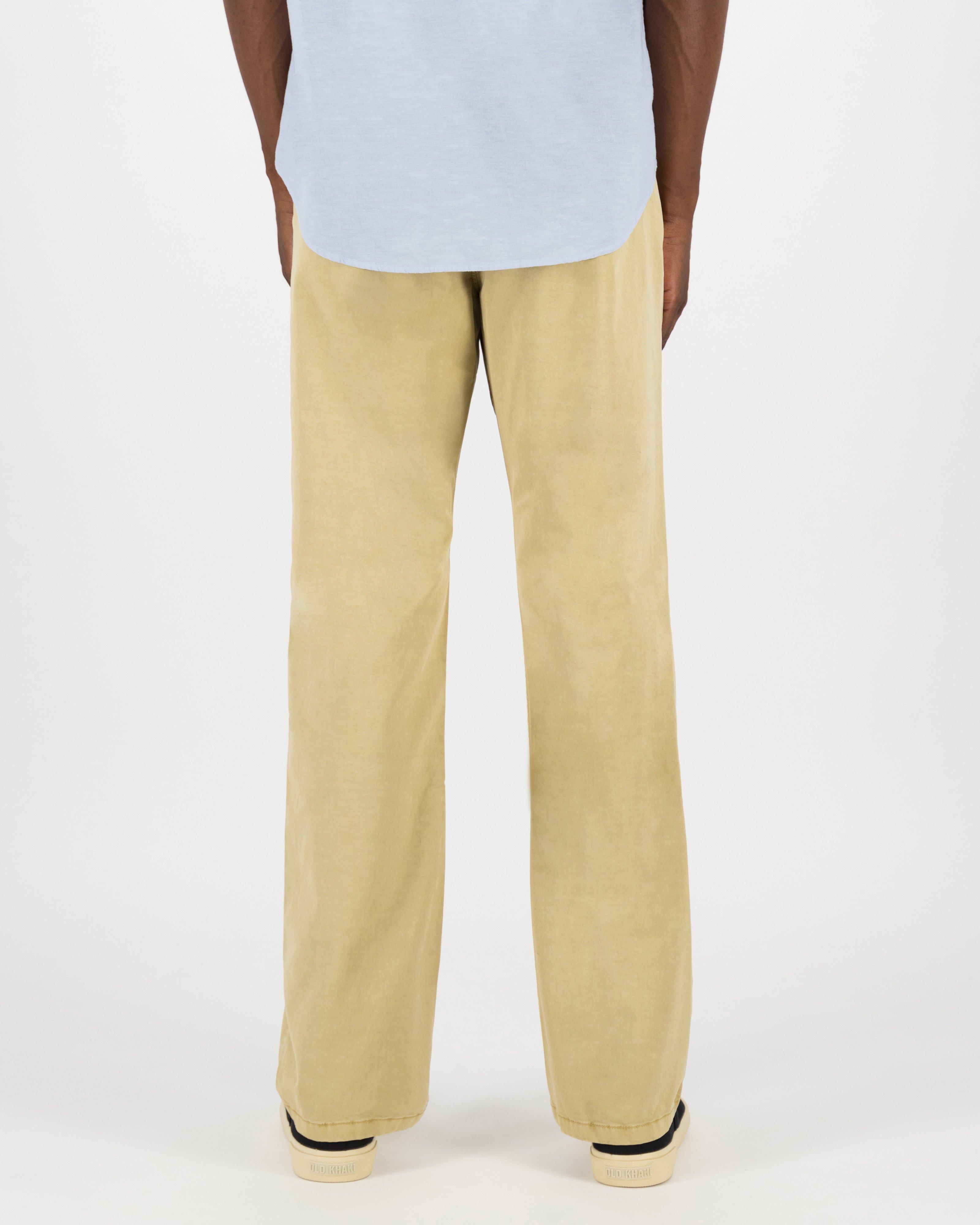 Men's Patrick Straight Chinos -  Khaki