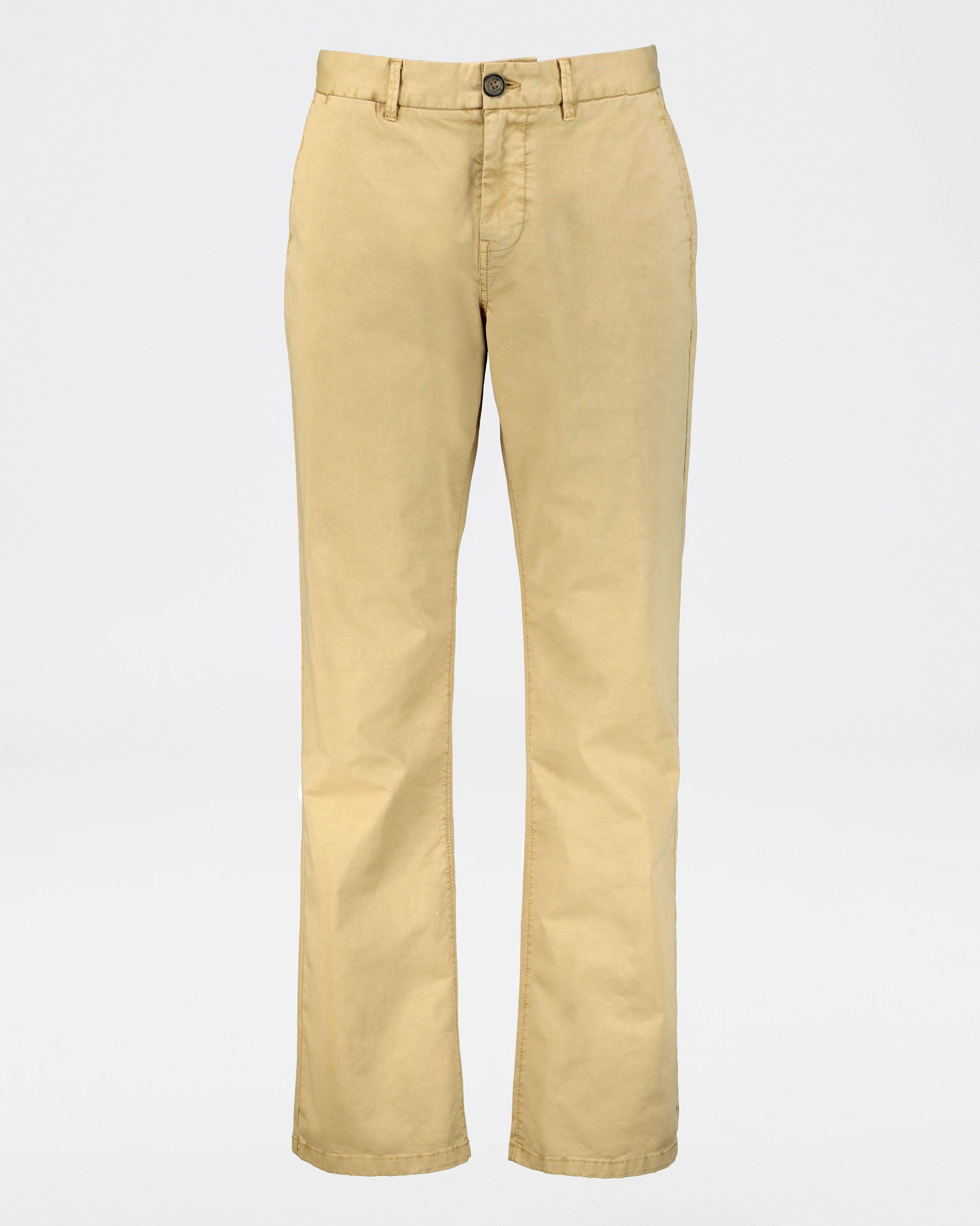 Men's Patrick Straight Chinos -  Khaki