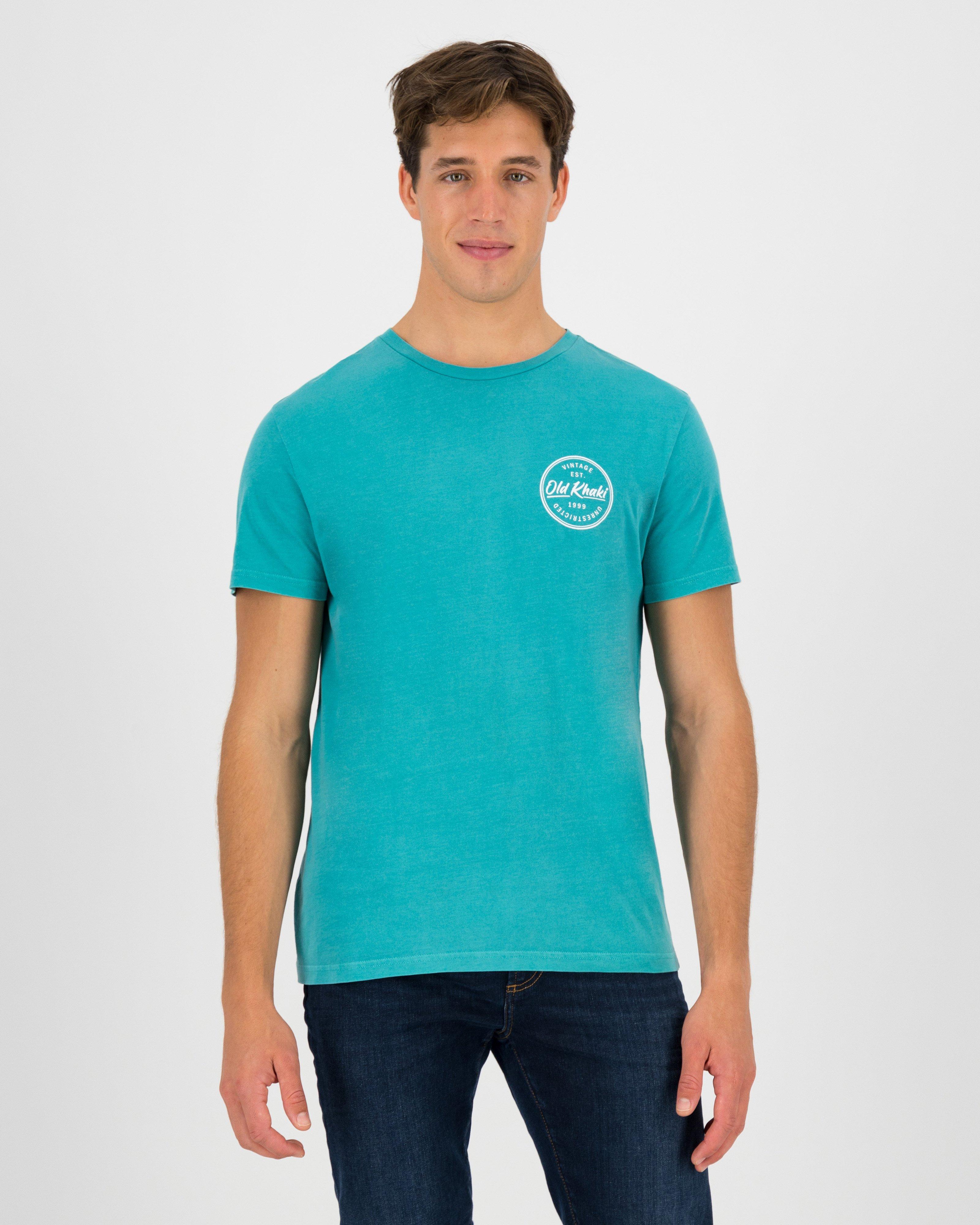 Men's Ace Relaxed Fit T-Shirt -  Turquoise
