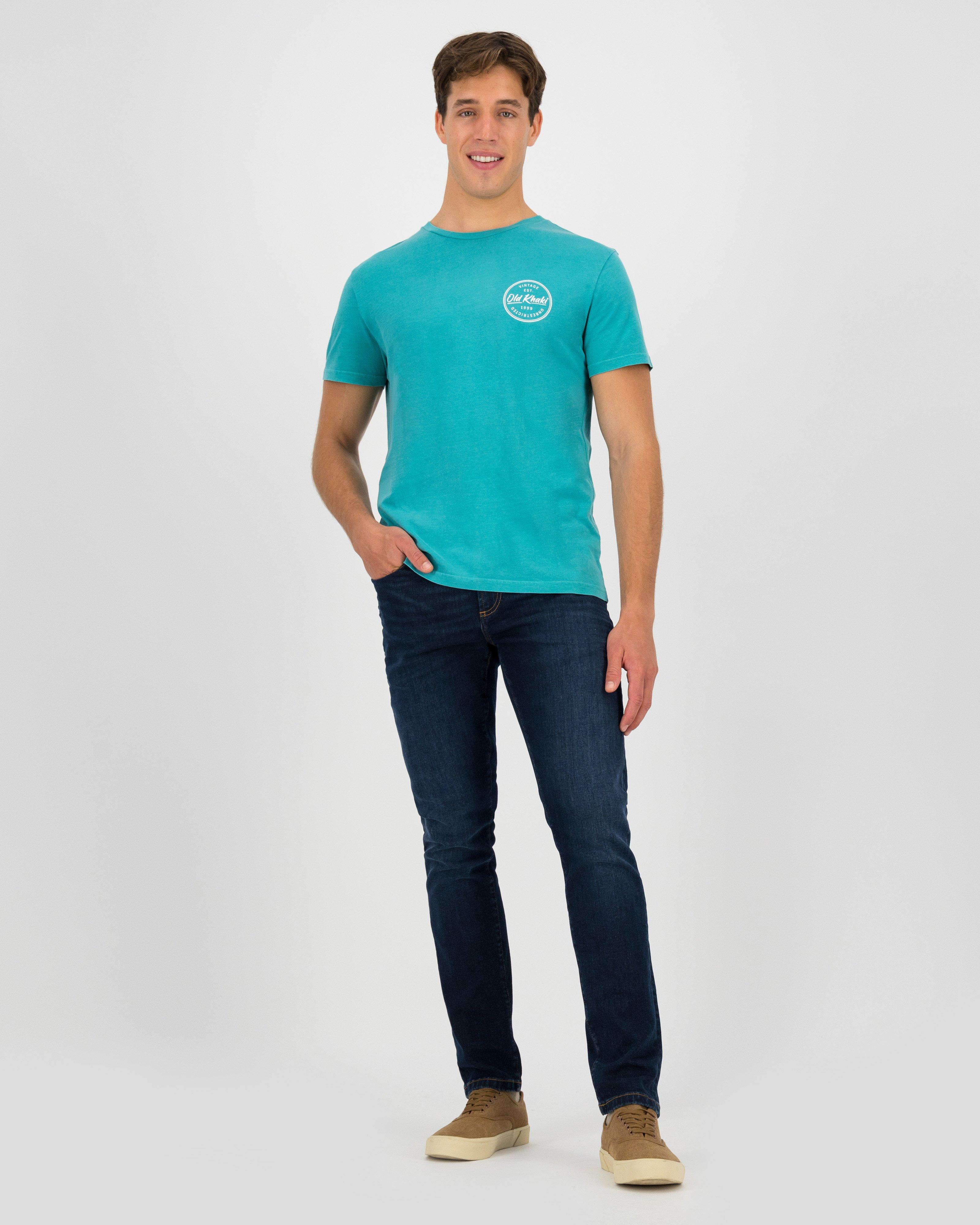 Men's Ace Relaxed Fit T-Shirt -  Turquoise